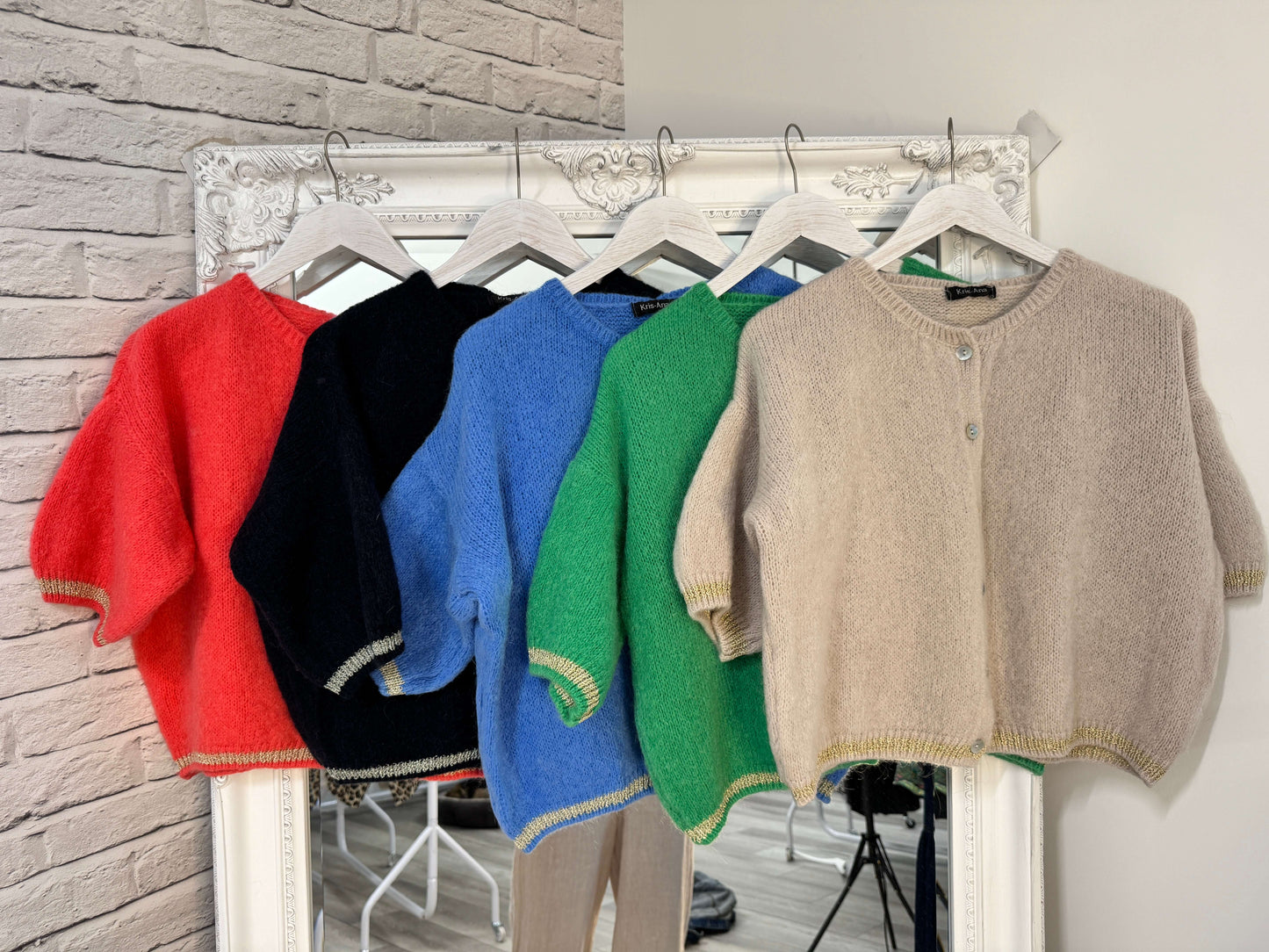 The Hamptons Cardigan | Sapphire & Gold