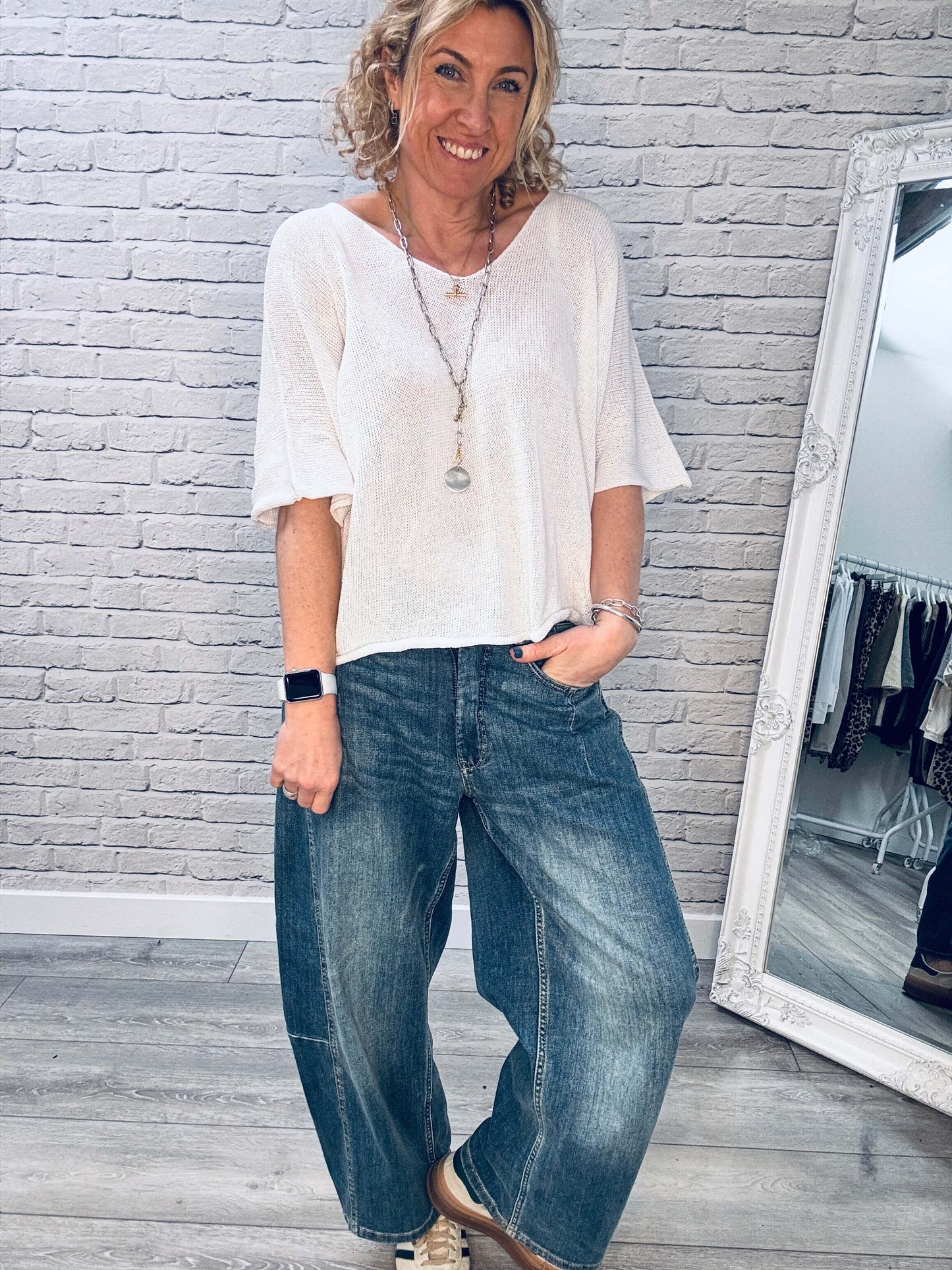 Monaco Knit | White