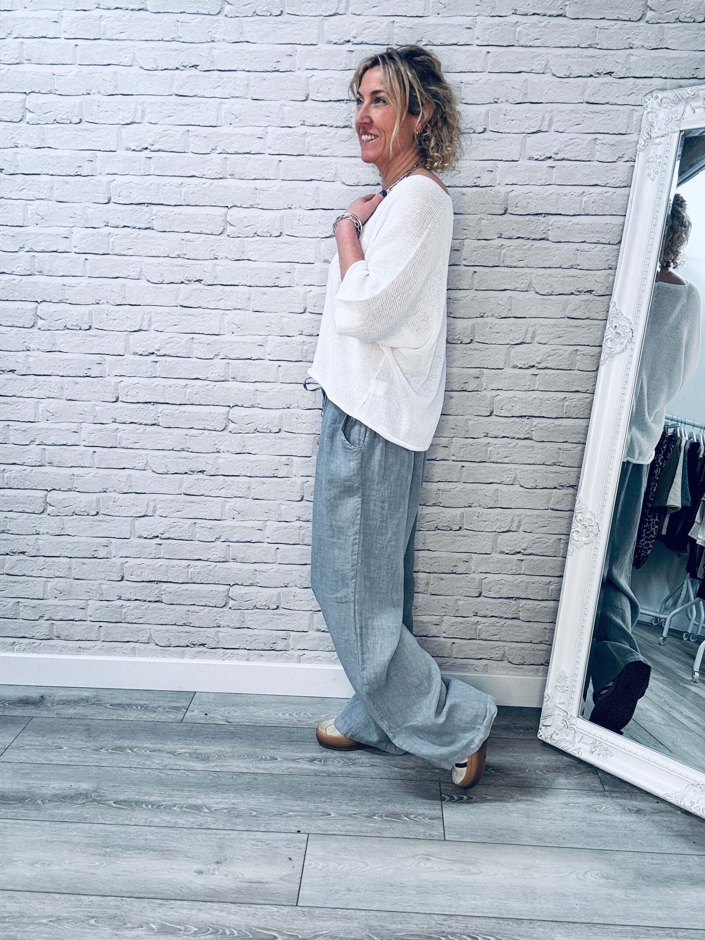 Monaco Knit | White