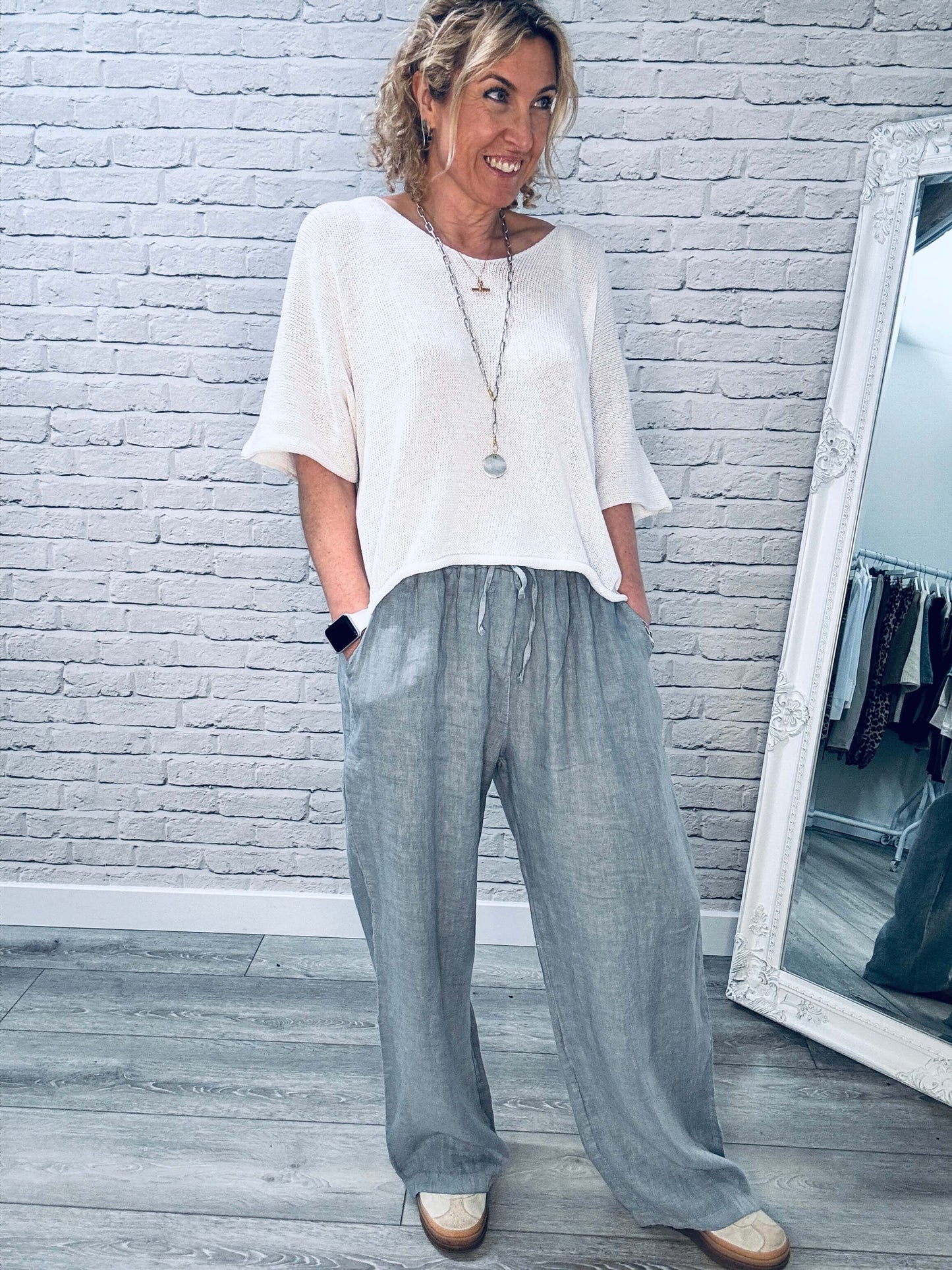 Monaco Knit | White