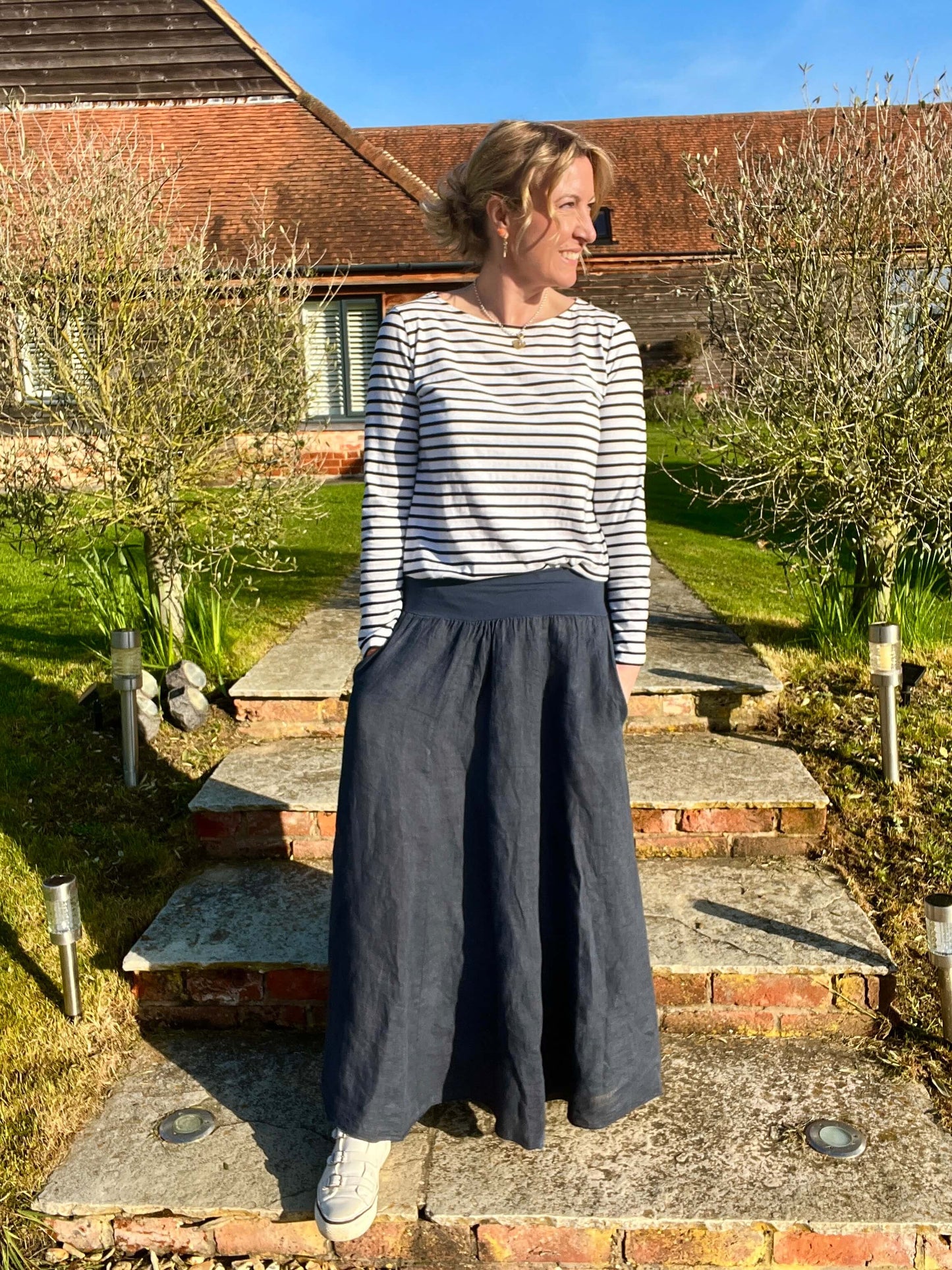 Lilly Maxi Skirt | Navy