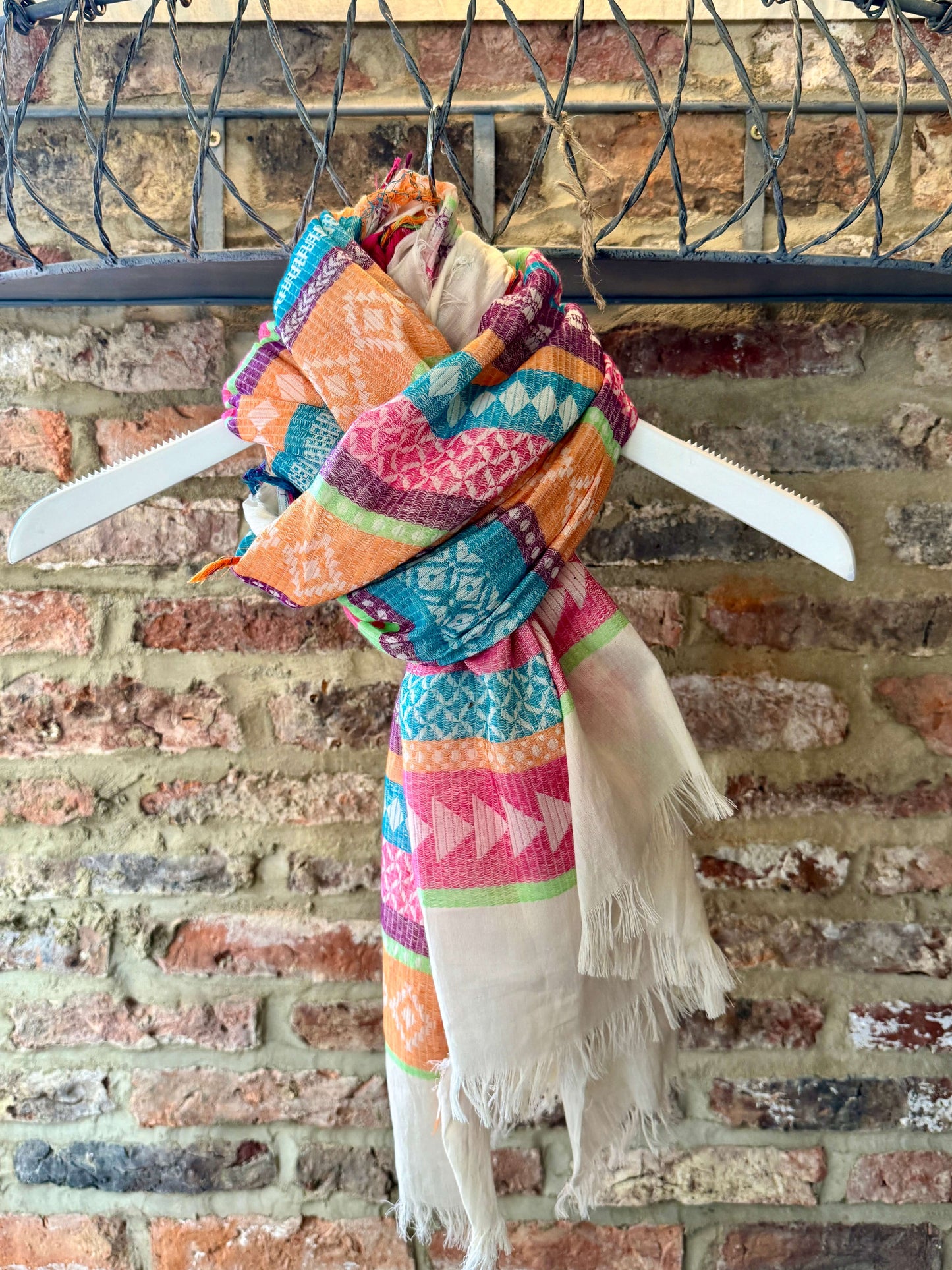 Aztec Zig Zag Scarf
