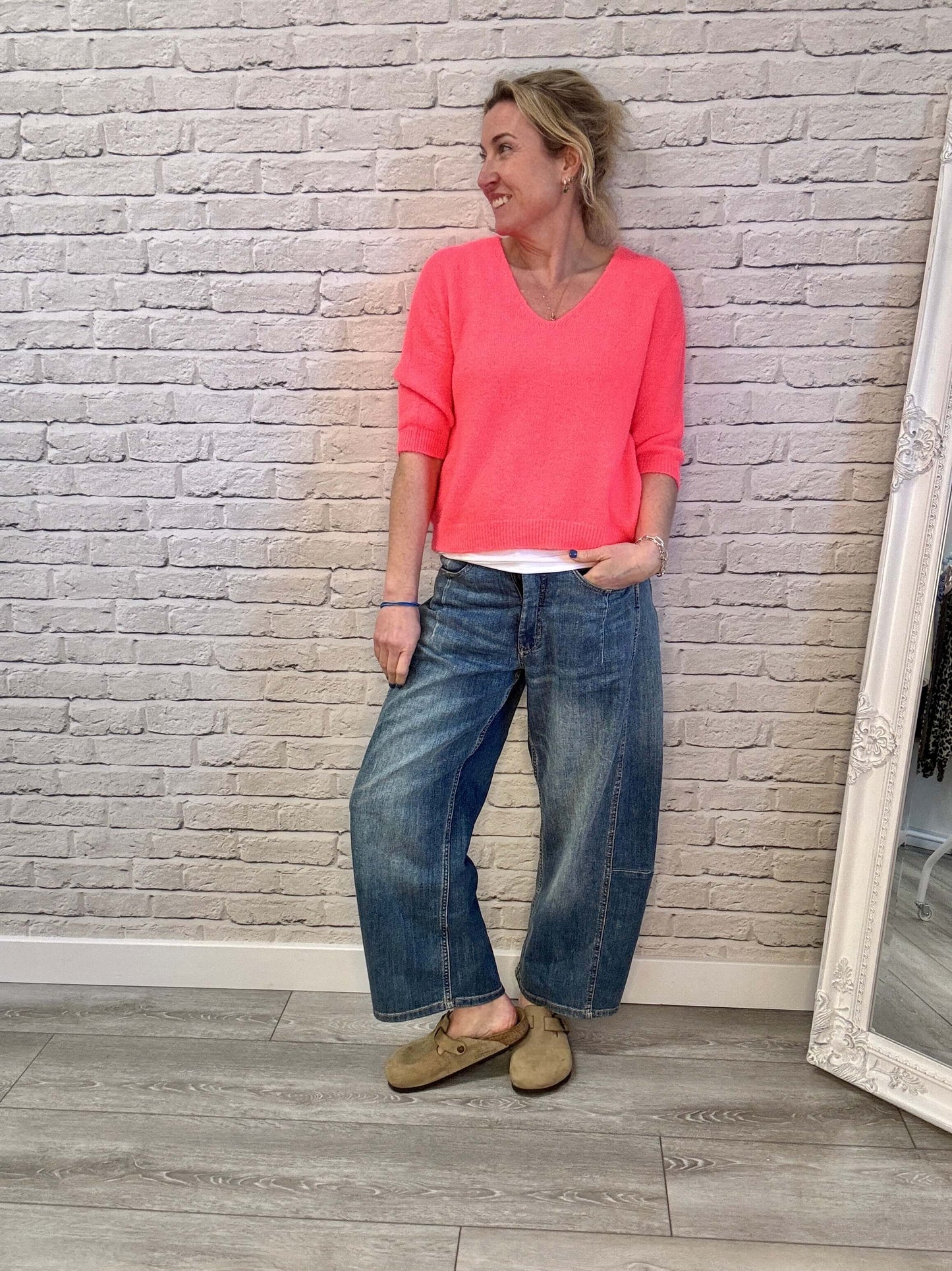 Nina Knits | Neon Coral
