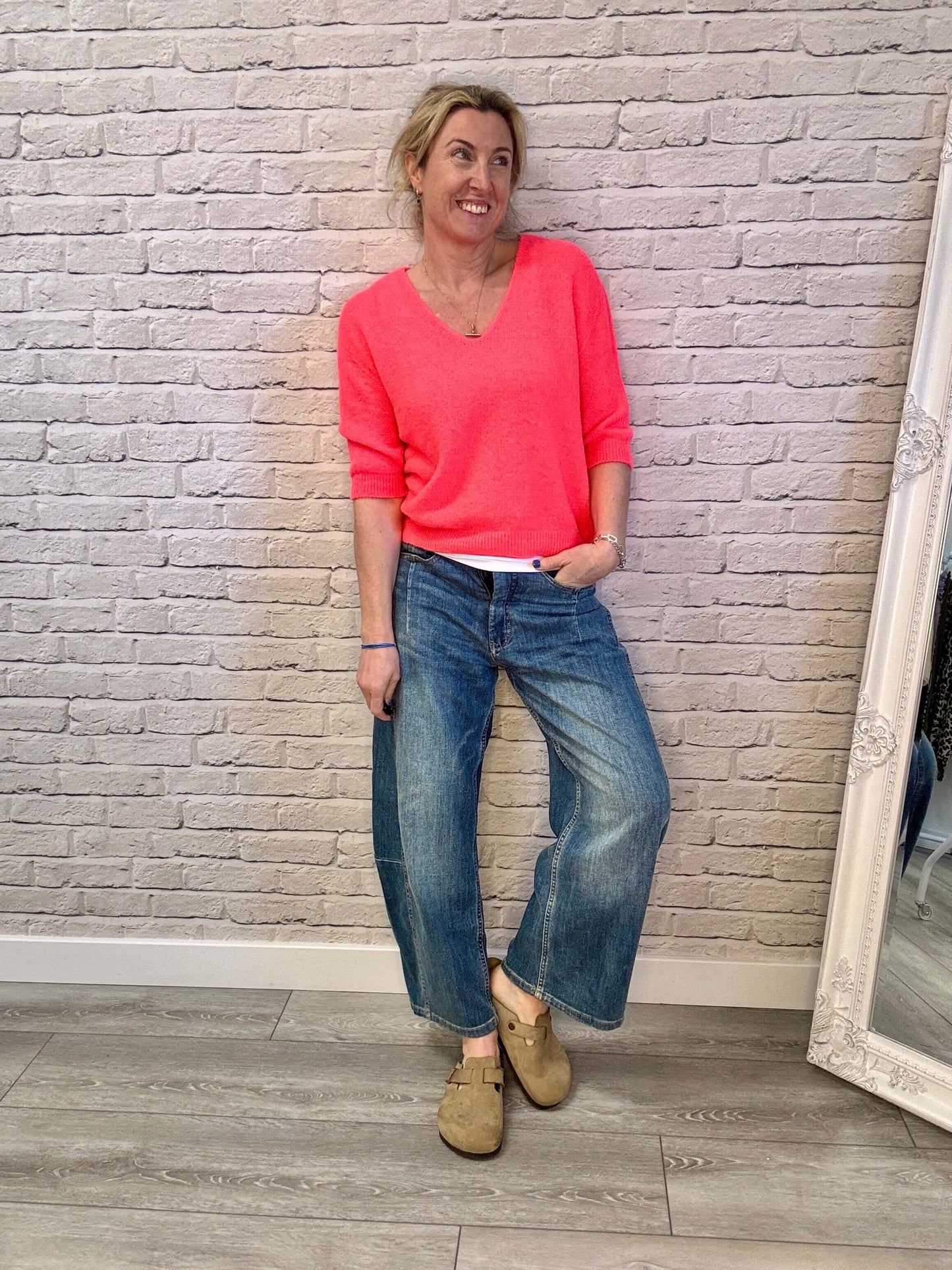 Nina Knits | Neon Coral