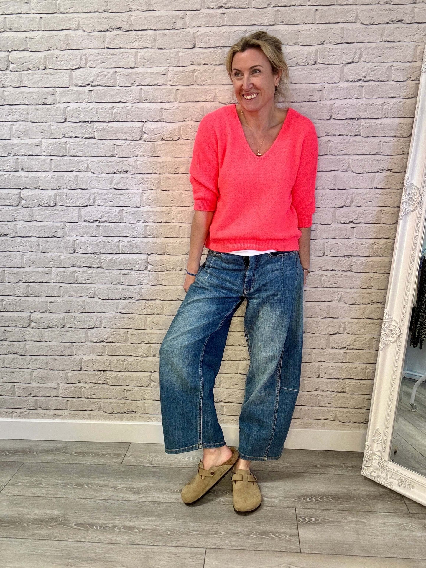 Nina Knits | Neon Coral
