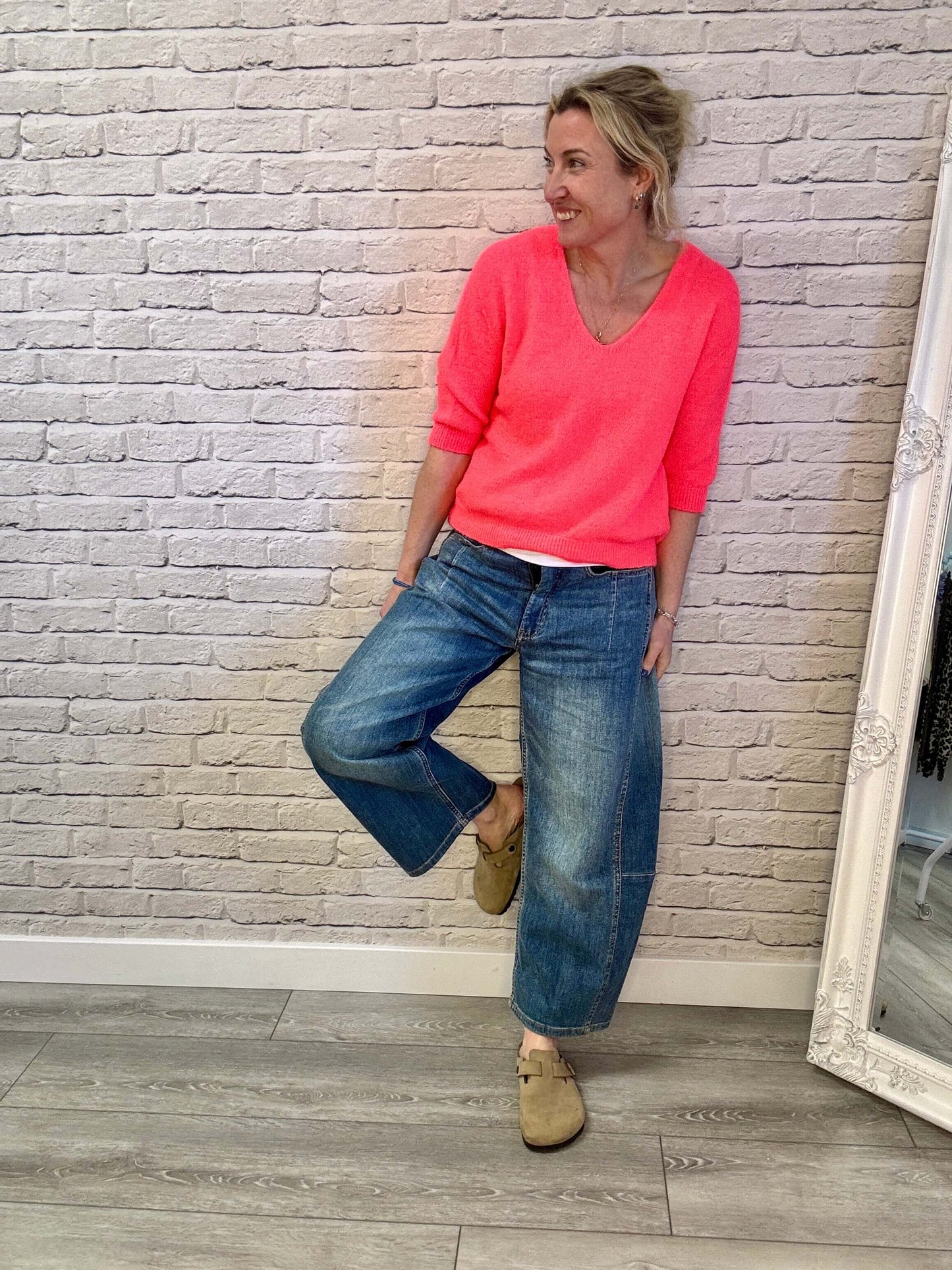 Nina Knits | Neon Coral