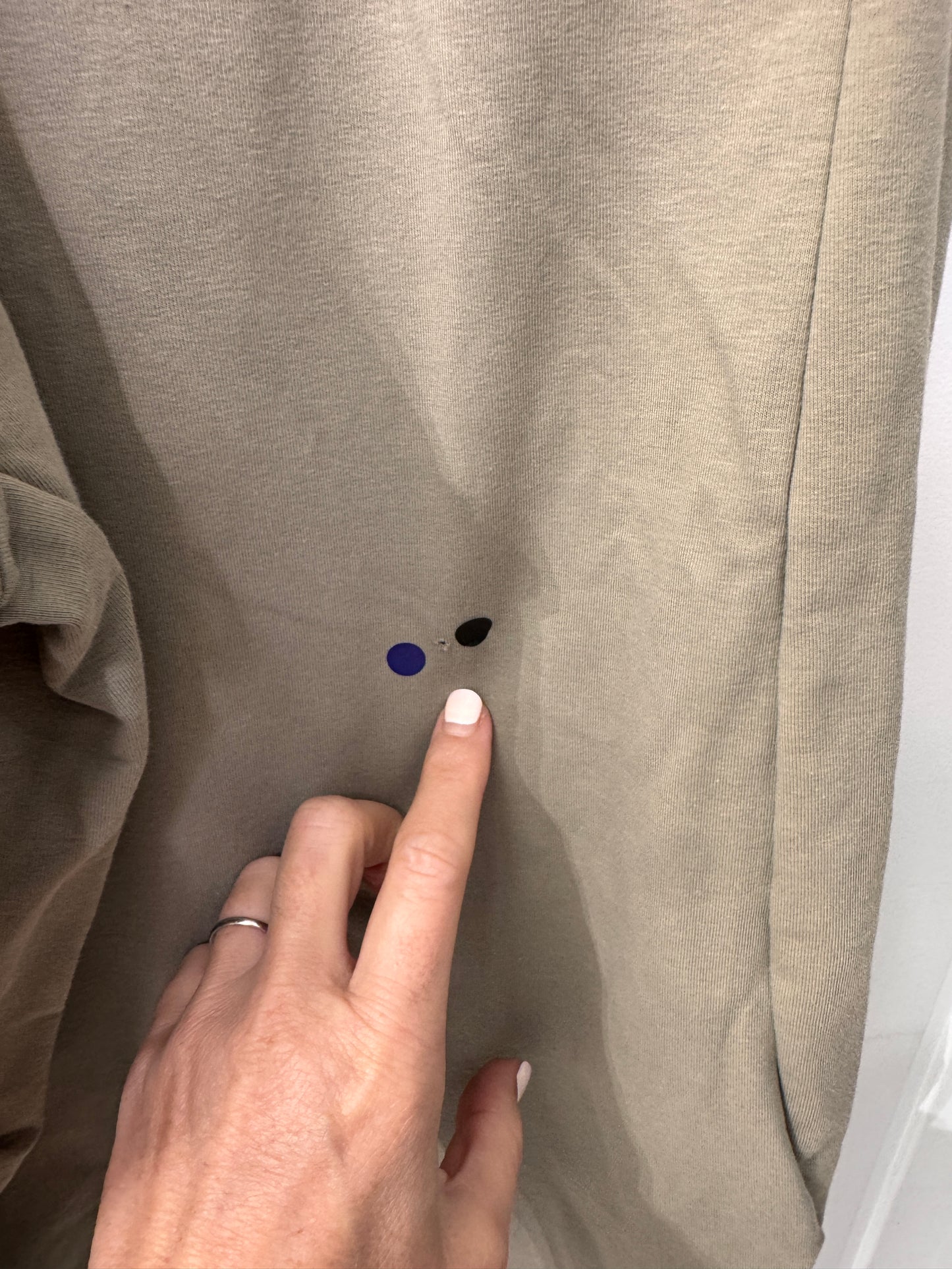 SECONDS | Beige Jersey Barrel Joggers