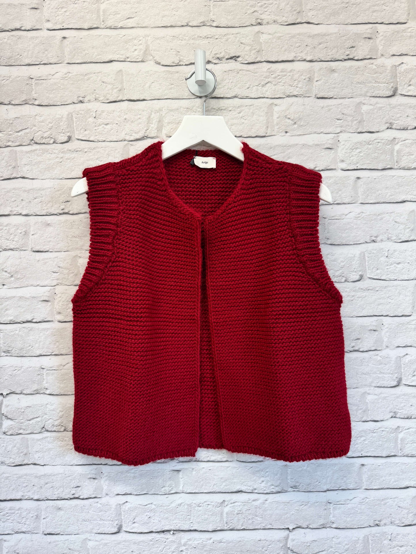 Mia Knitted Gilet | Damson