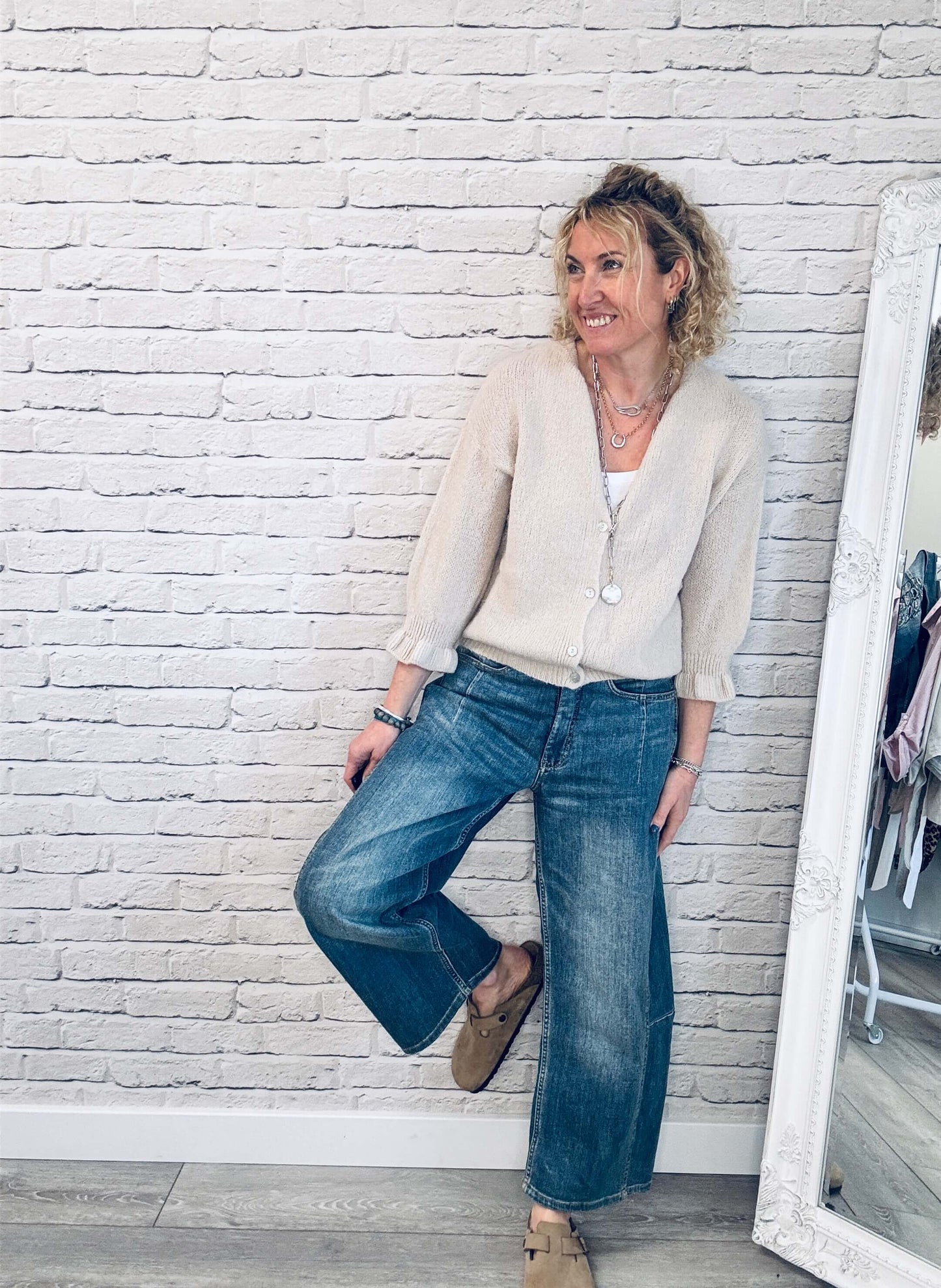 Melrose Cardigan | Stone