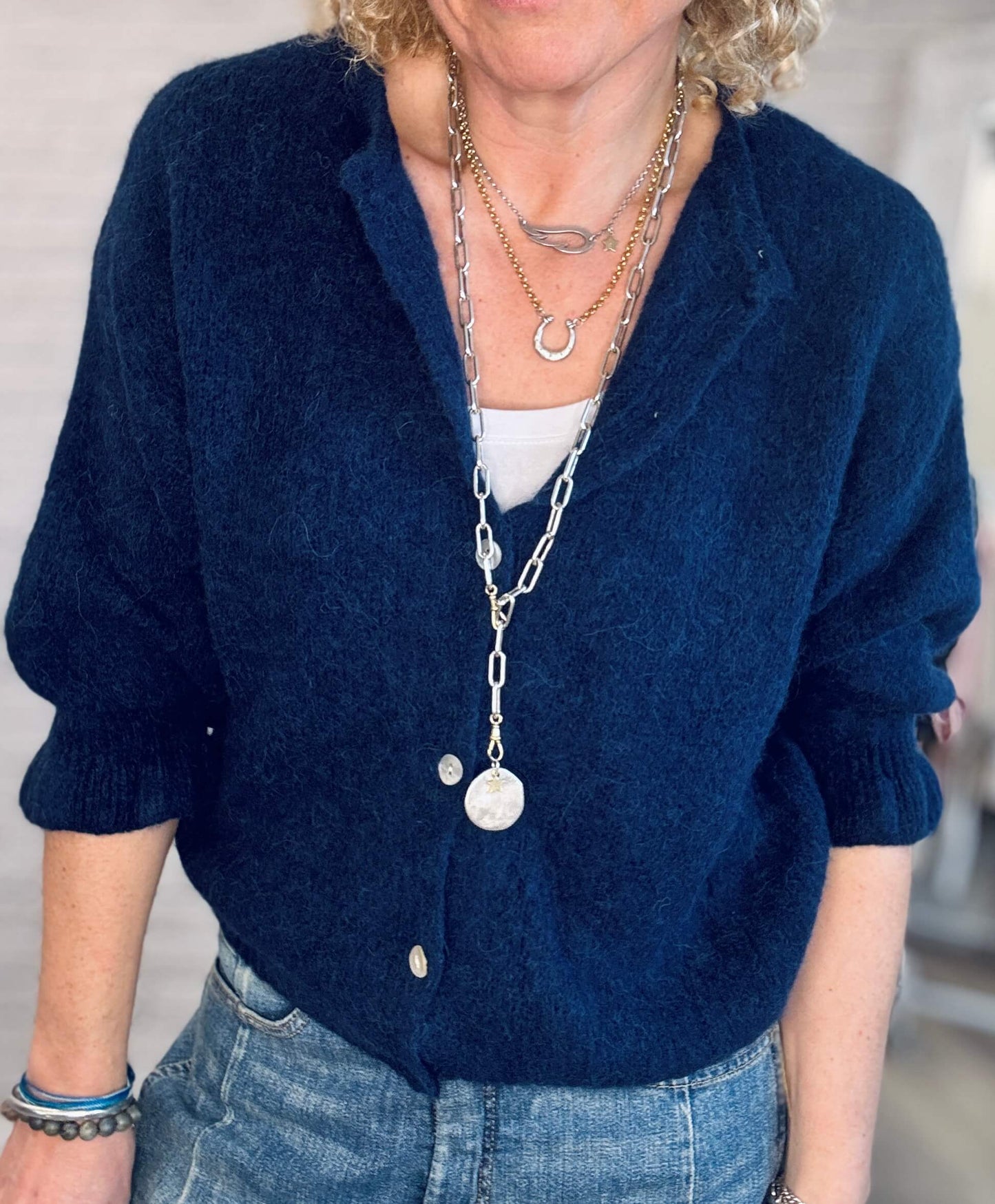 Melrose Cardigan | Navy