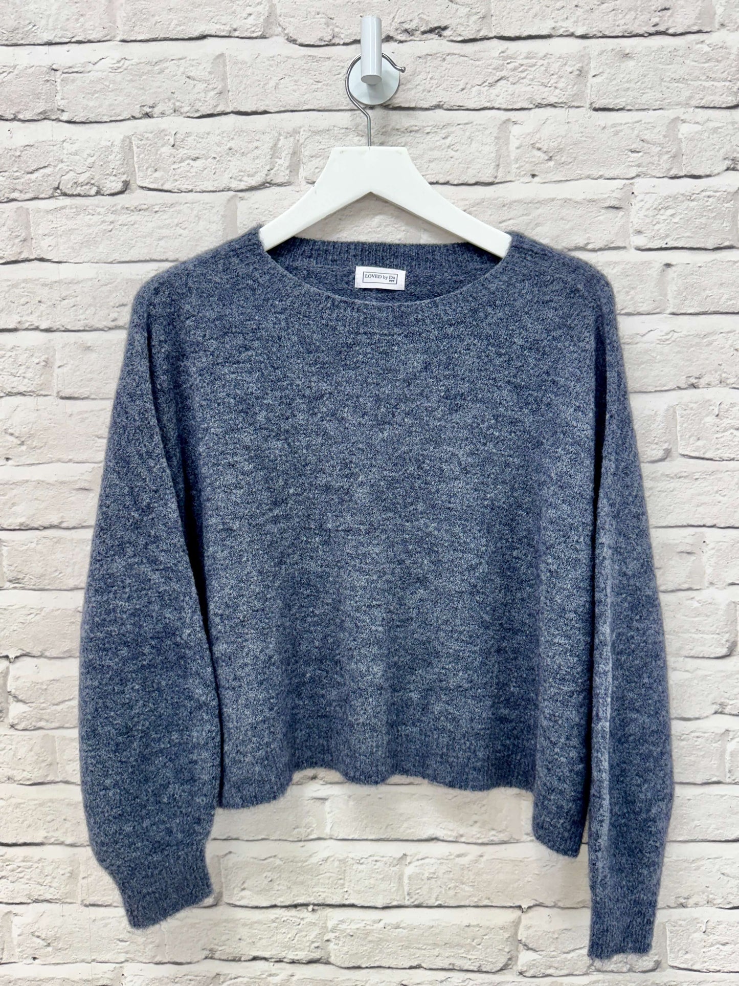 Alpaca Blend Relaxed Jumper | Grey