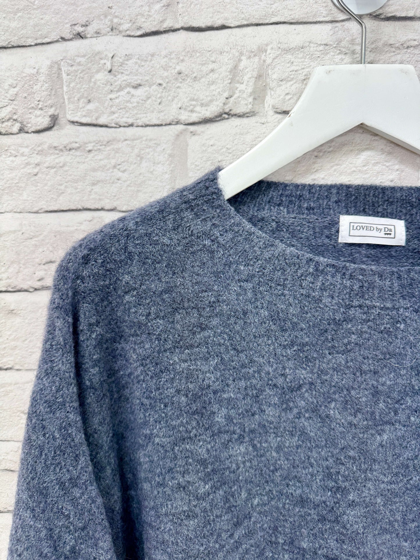 Alpaca Blend Relaxed Jumper | Grey