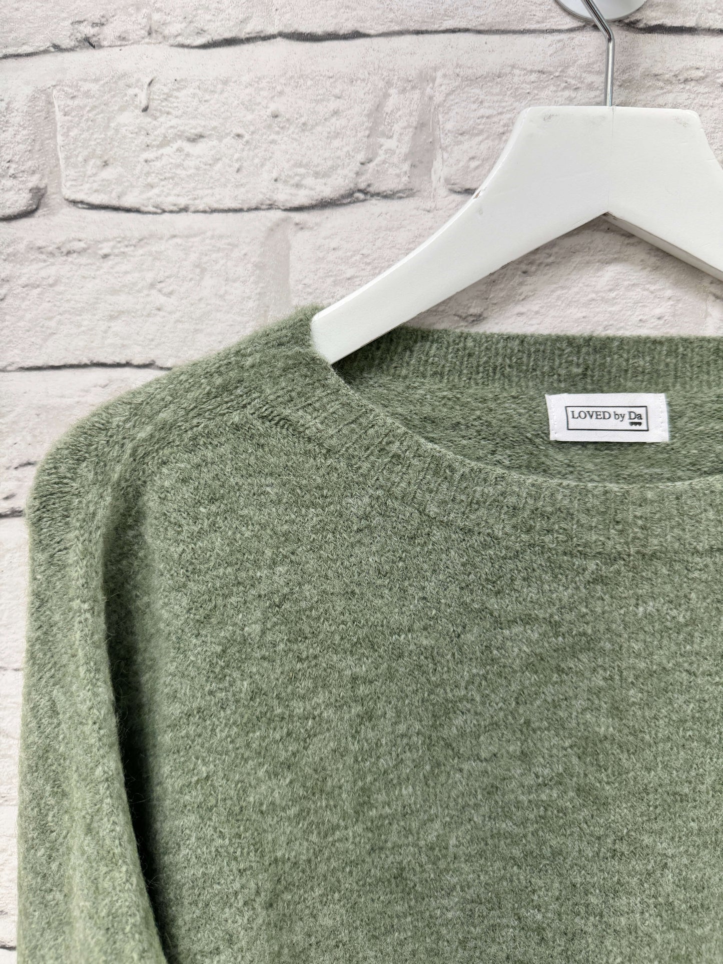 Alpaca Blend Relaxed Jumper | Sage