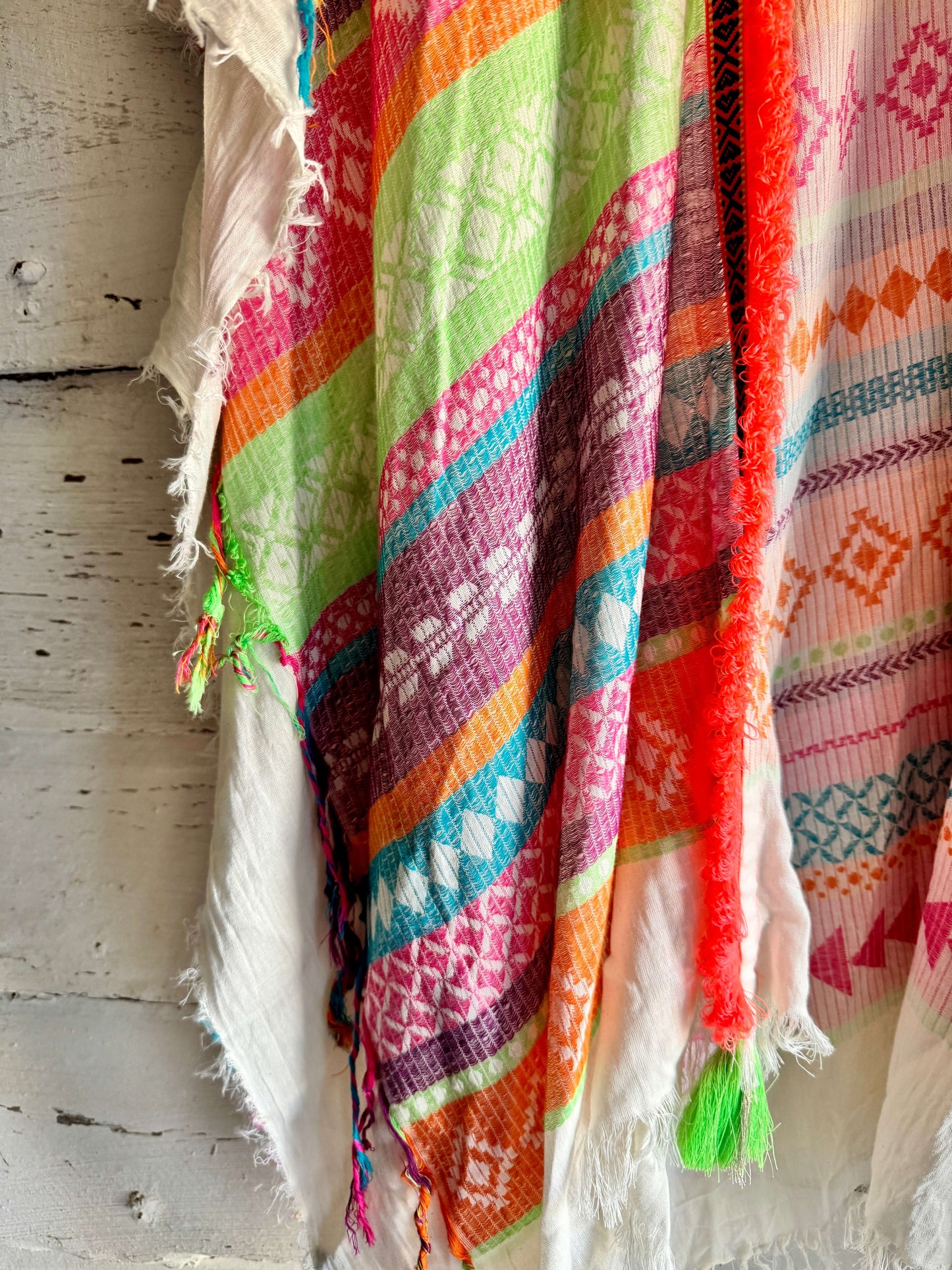 Rainbow Aztec Kaftan