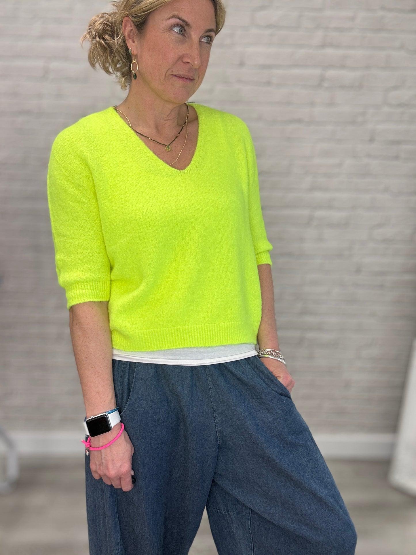 Nina Knits | Neon Yellow