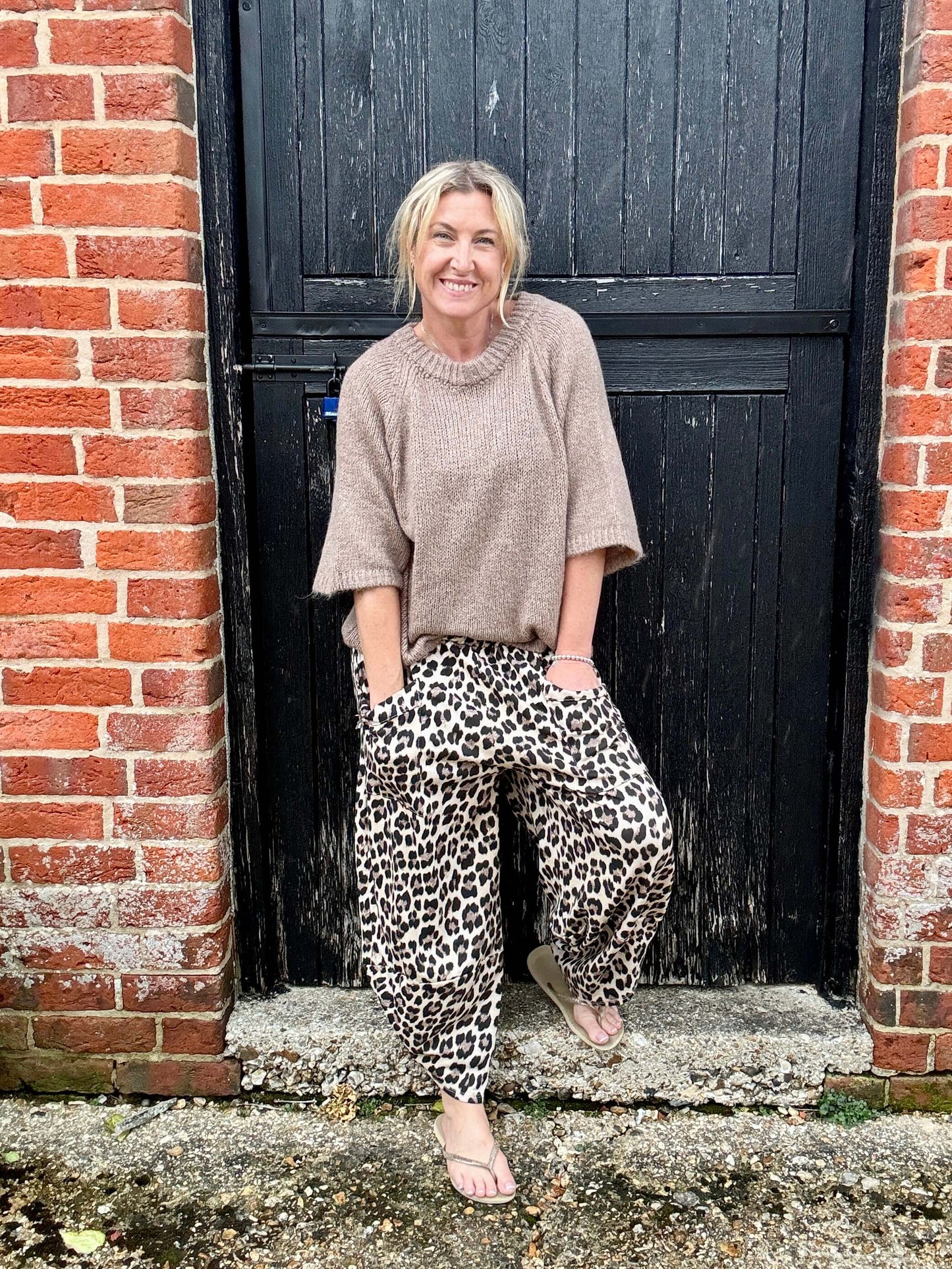The Original Leopard Barrel Pants
