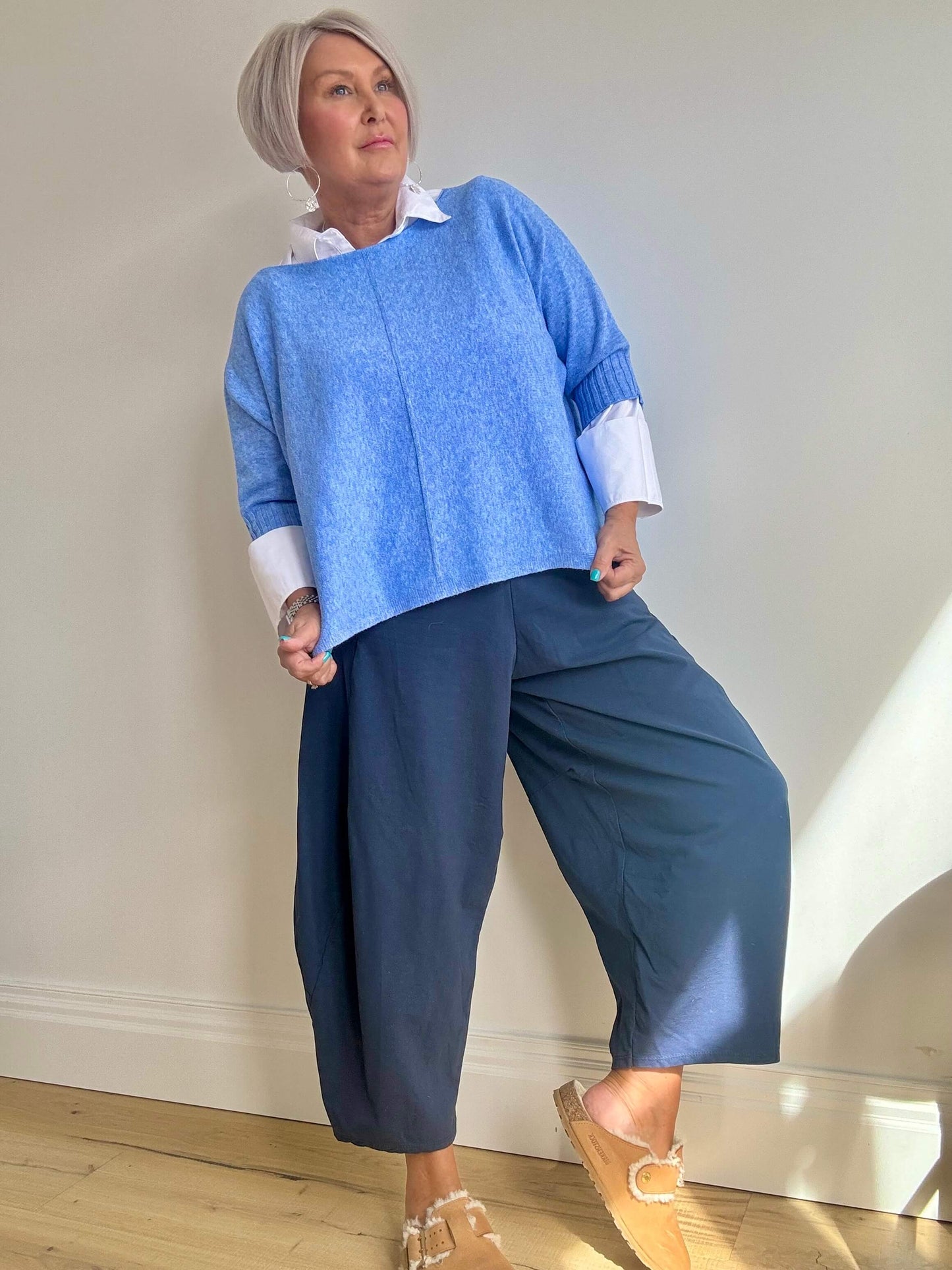 Barrel Joggers | Navy