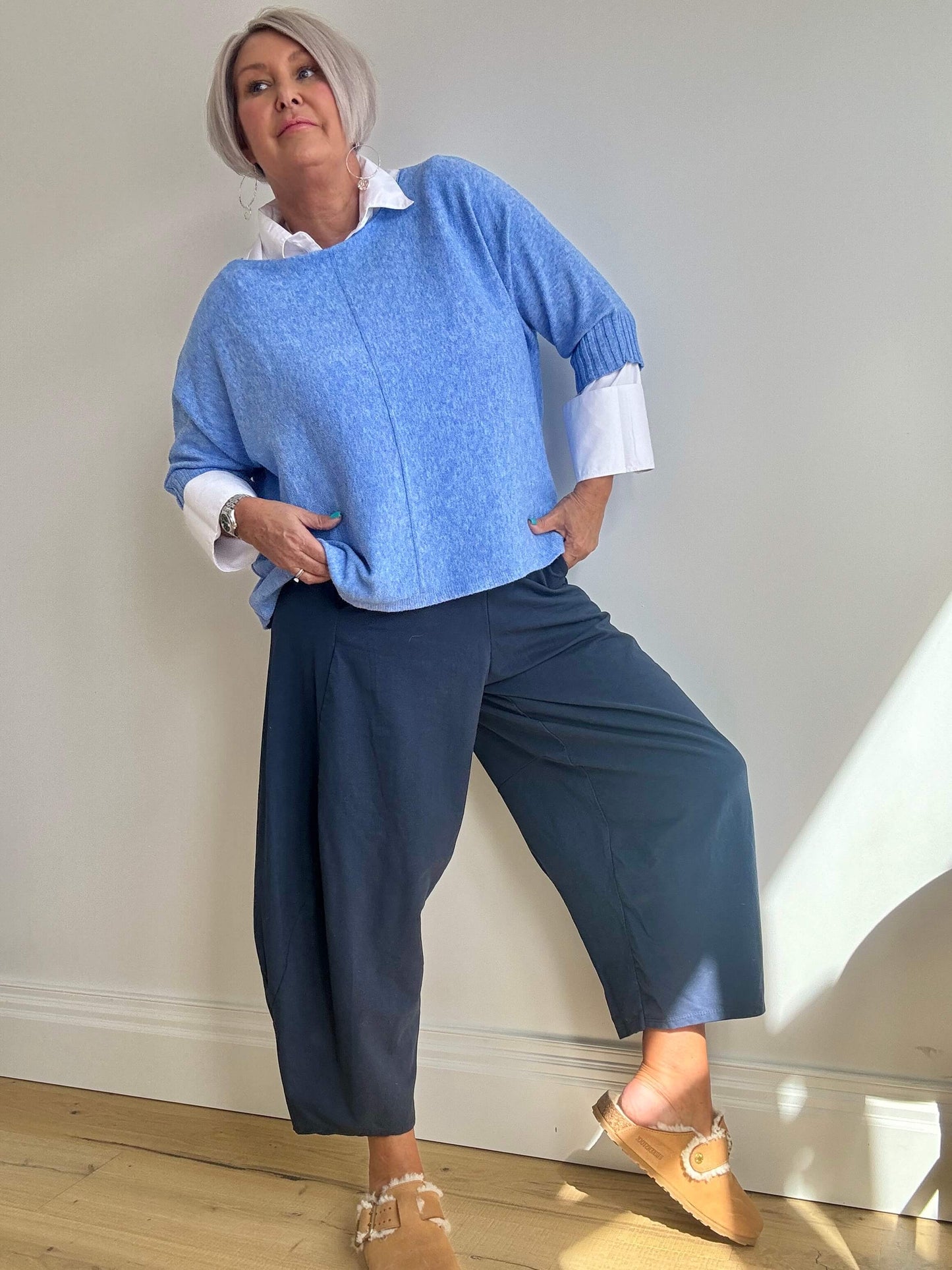 Barrel Joggers | Navy