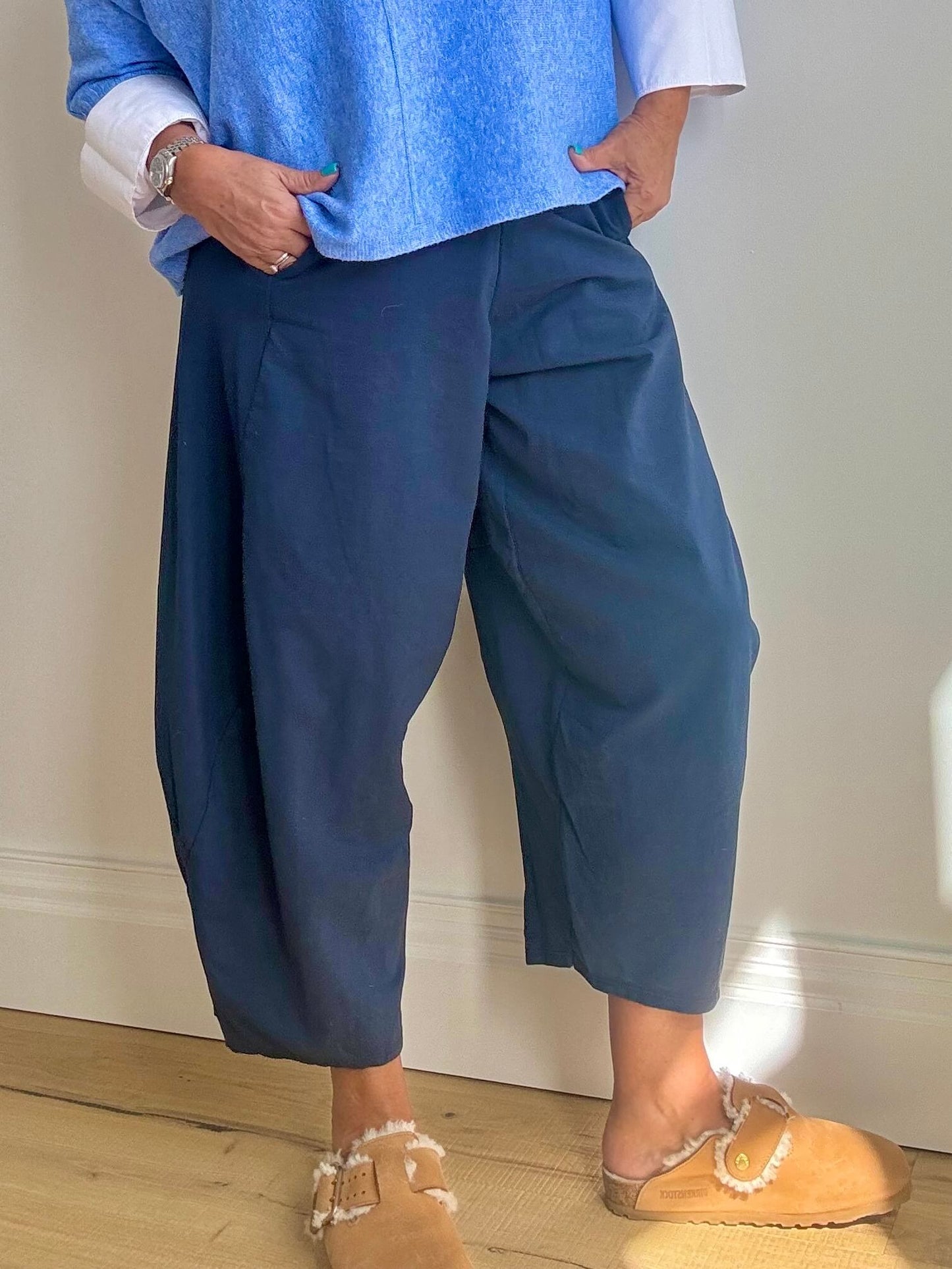 Barrel Joggers | Navy