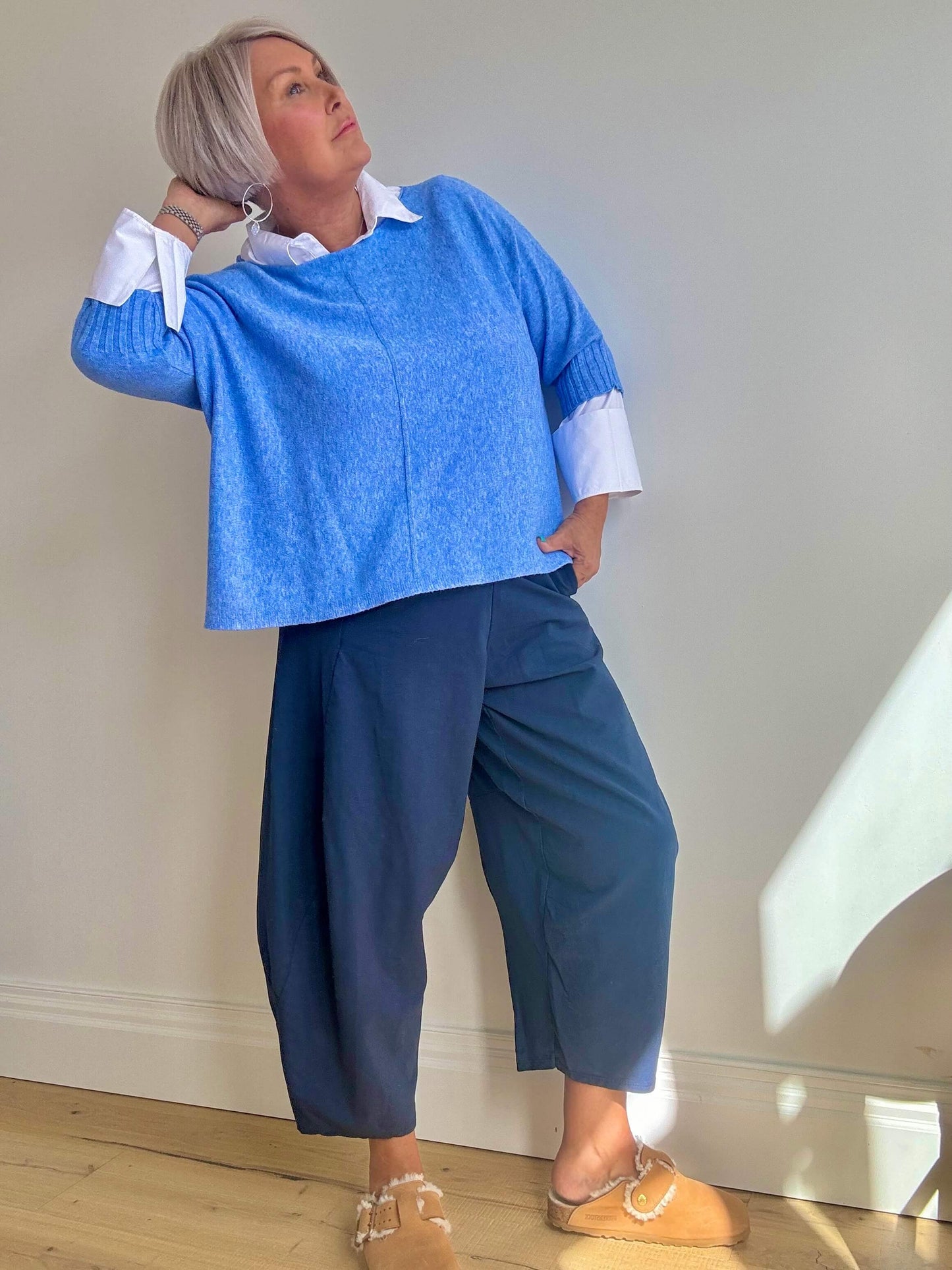 Barrel Joggers | Navy
