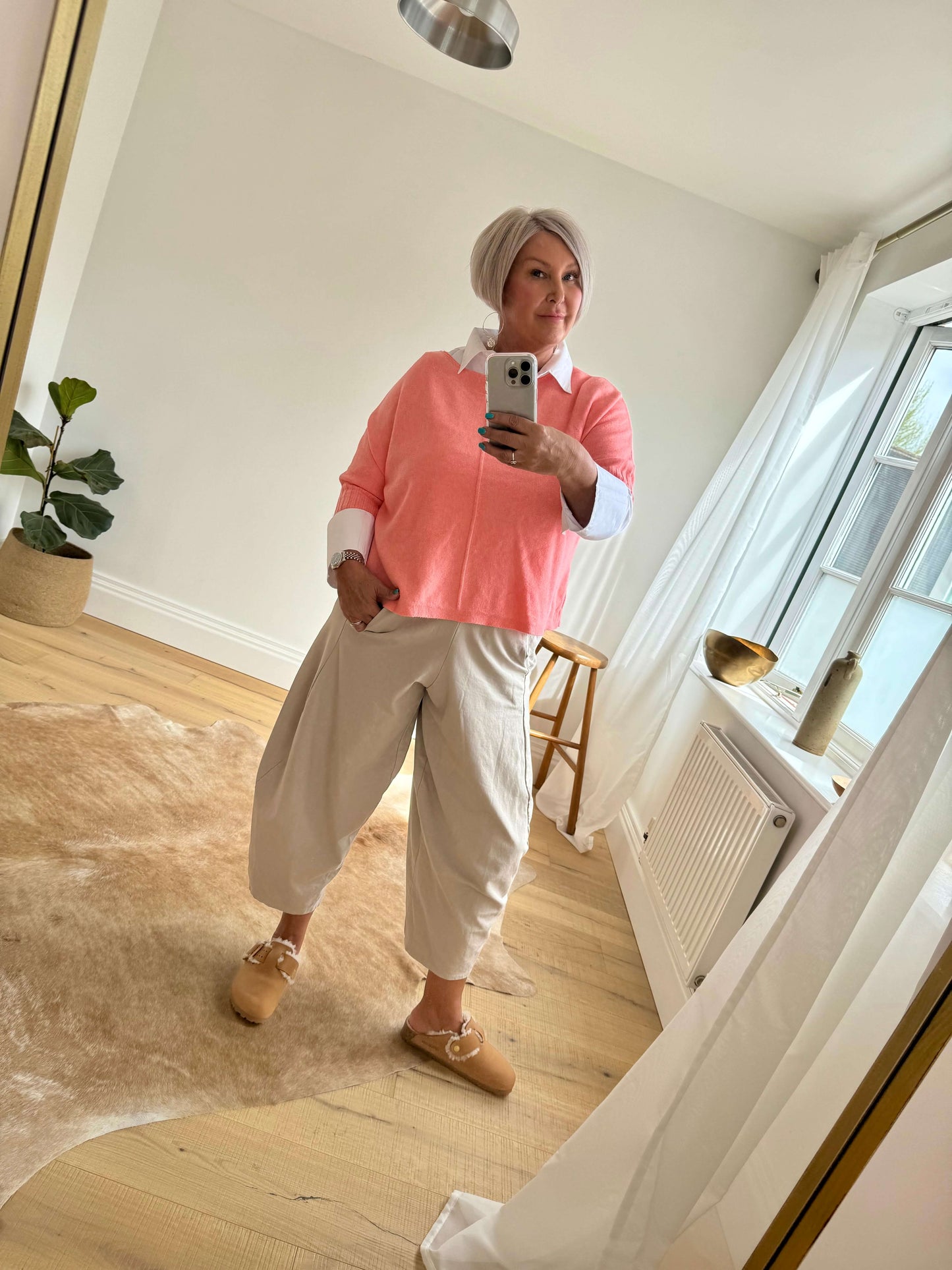 Barrel Joggers | BEIGE