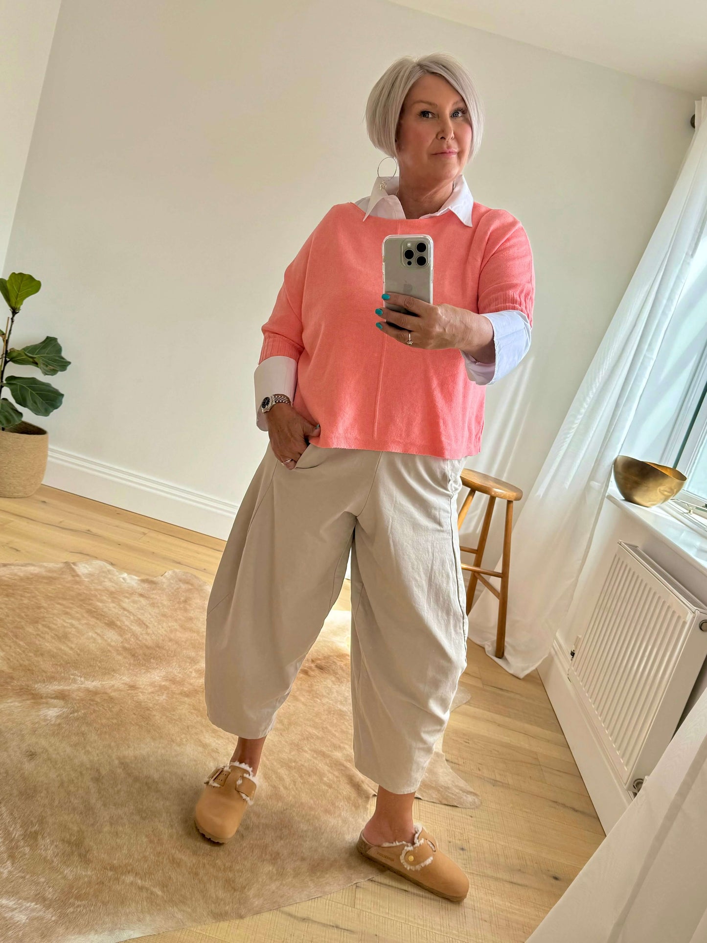 Barrel Joggers | BEIGE