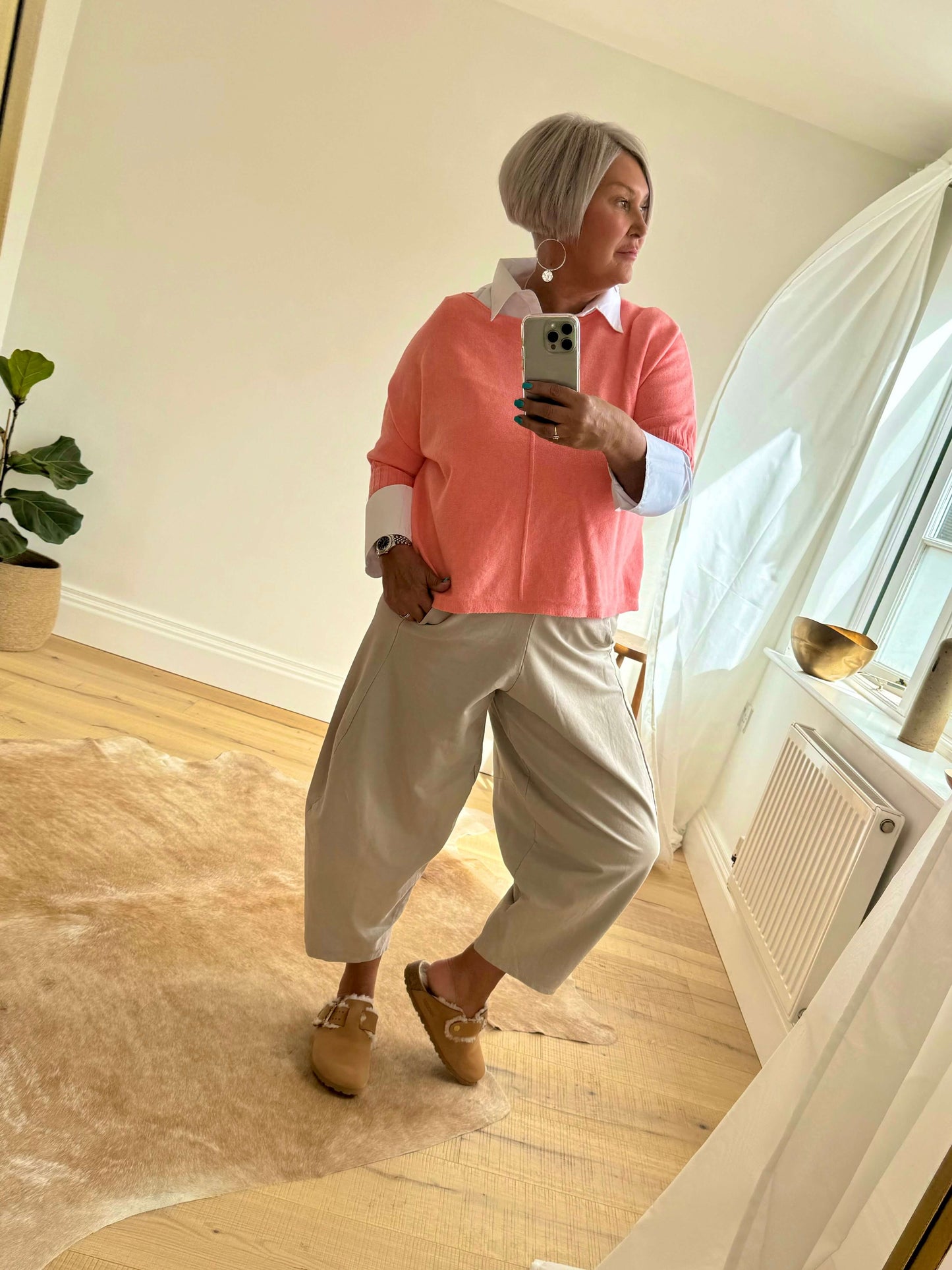 Barrel Joggers | BEIGE
