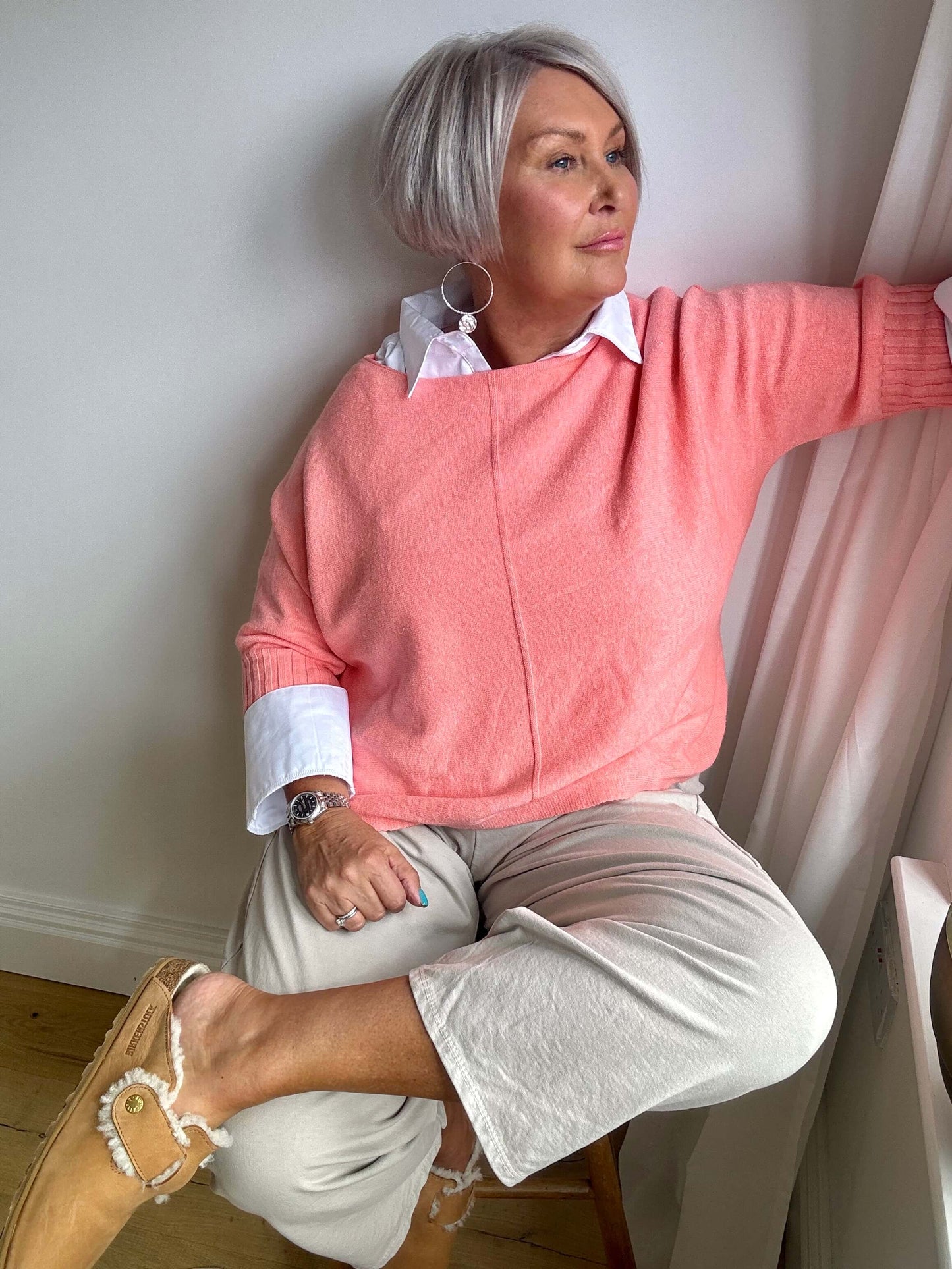 Barrel Joggers | BEIGE