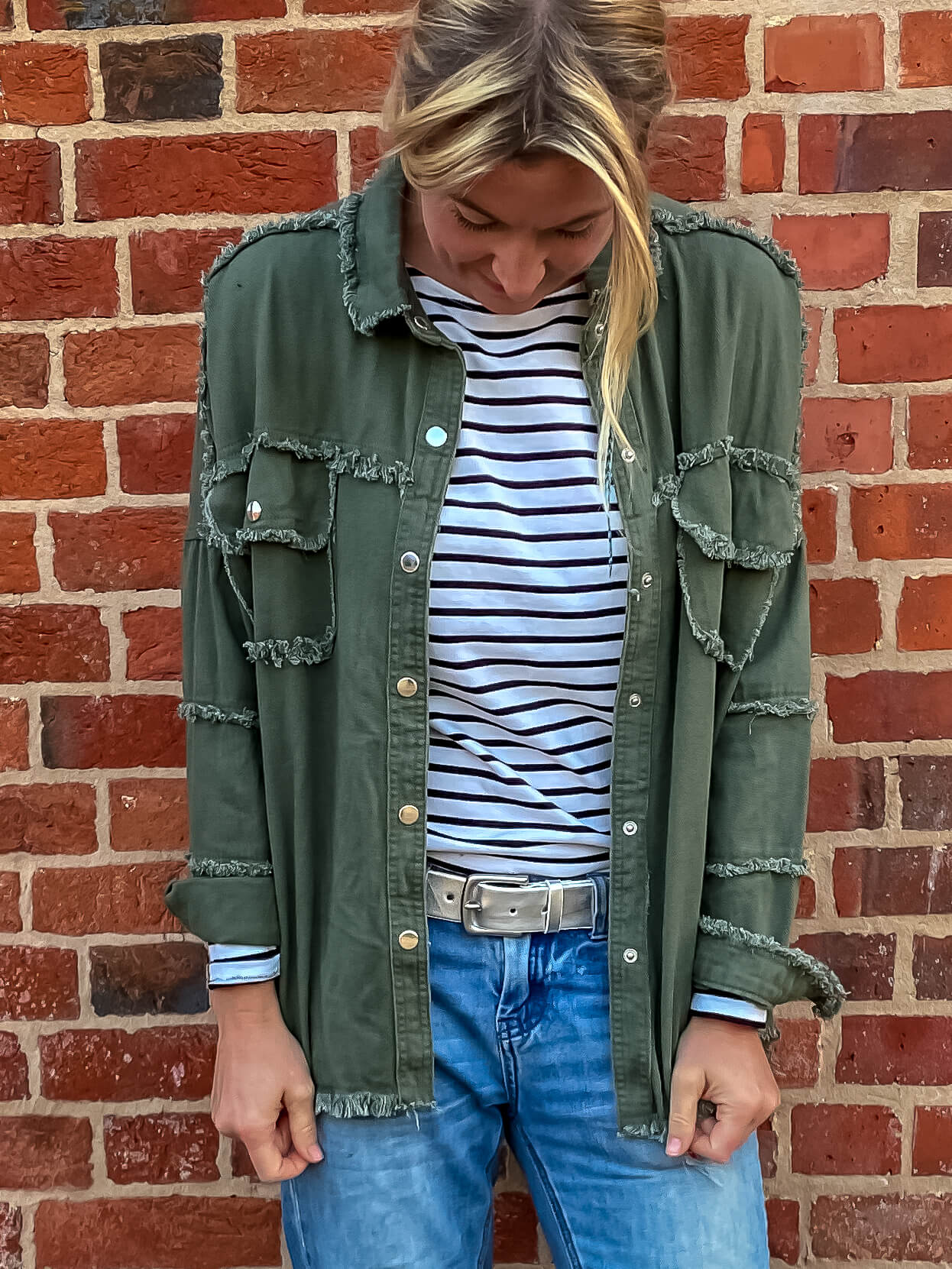 Khaki Utility Shacket