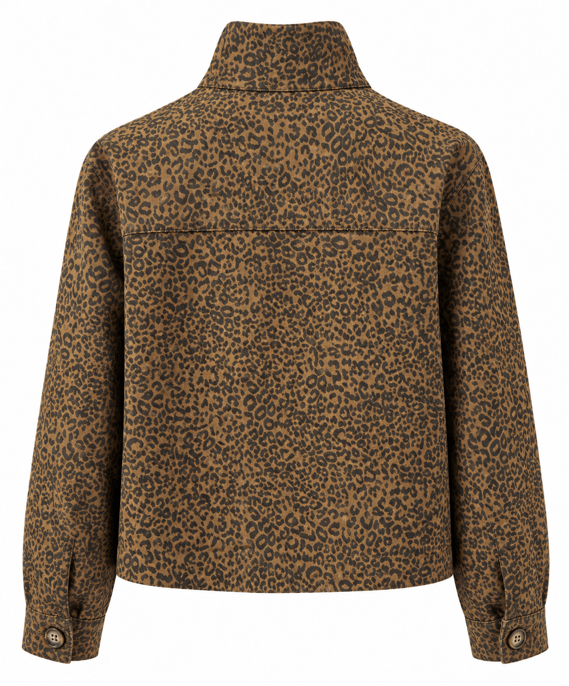 Leopard Ruffle Jacket