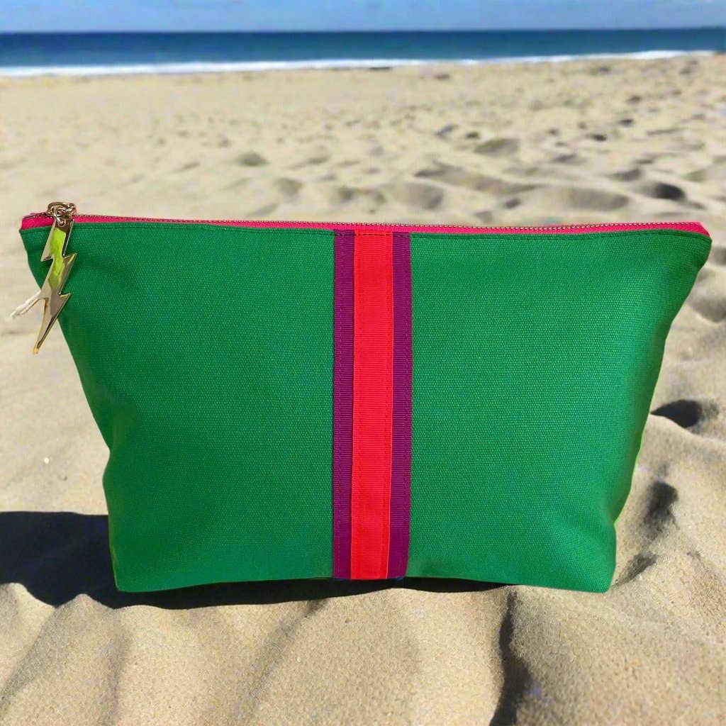 Large Green Clutch Bag