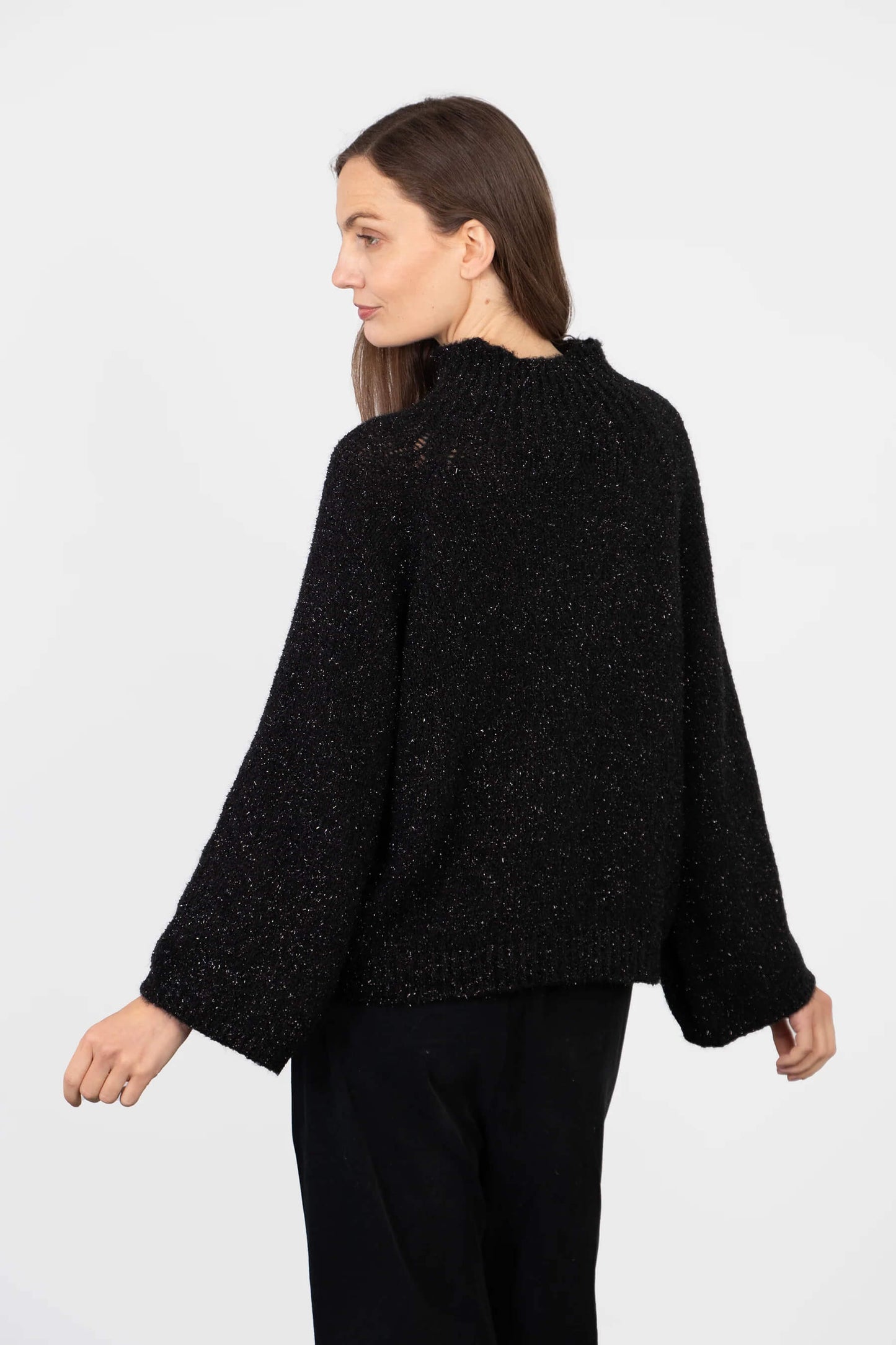 Black Glitter Jumper