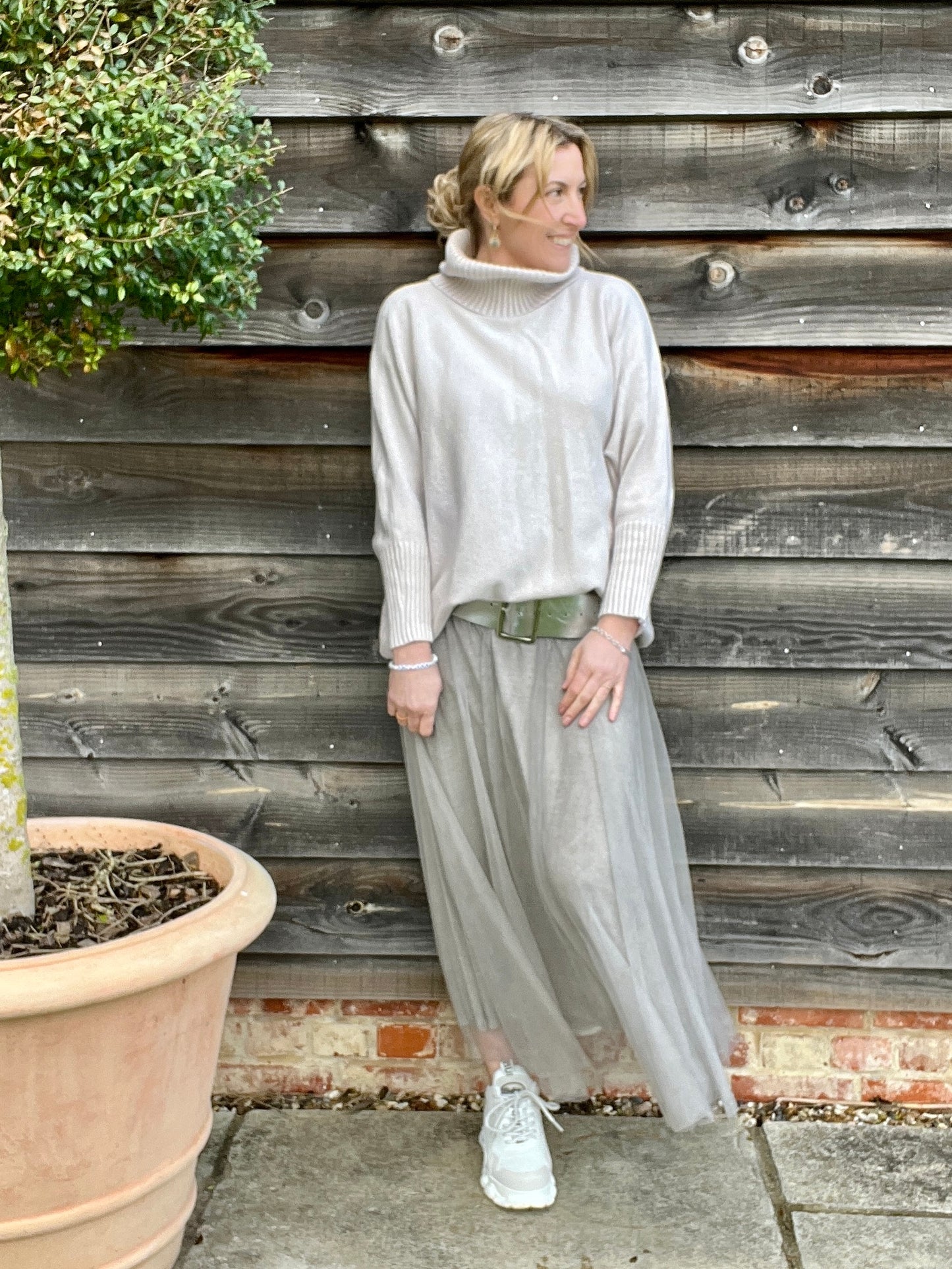 Sophia Tulle Skirt | Washed Mocha
