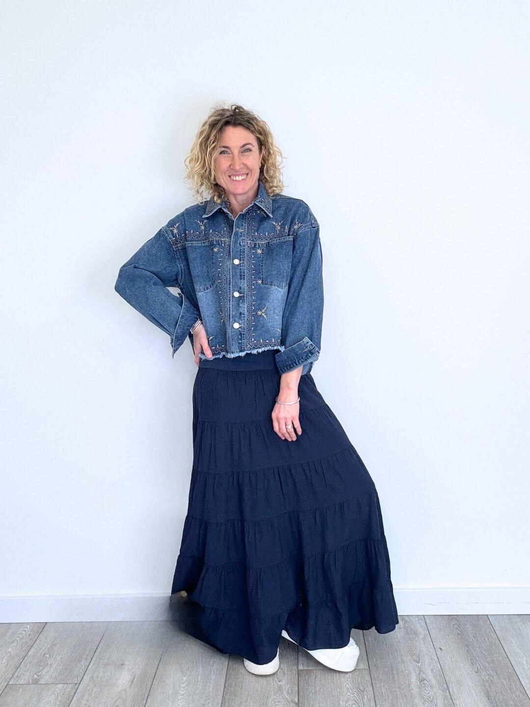 Formentera Stitch Denim Jacket