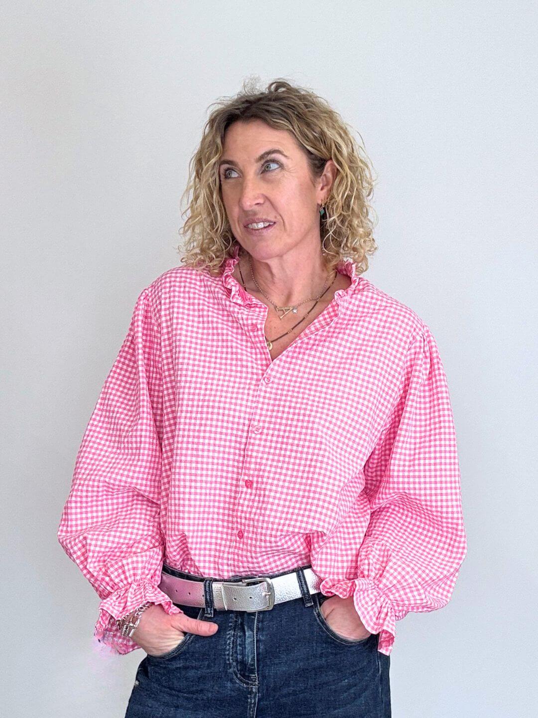 Polly Blouse | Pink