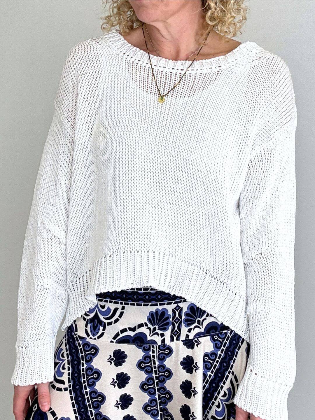Wolfie Knit | White