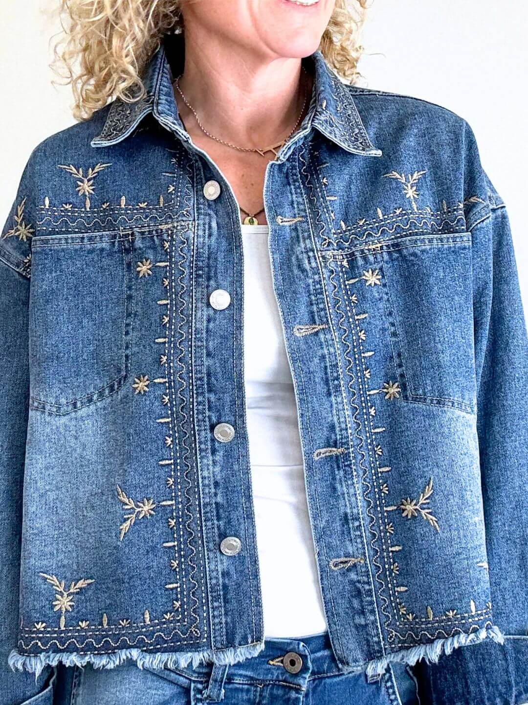 Formentera Stitch Denim Jacket