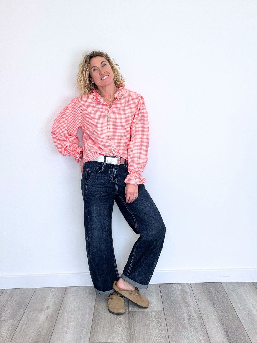 Polly Blouse | Coral