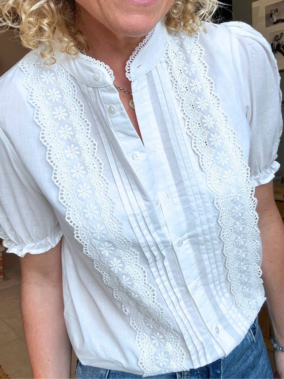 Ava Blouse | White