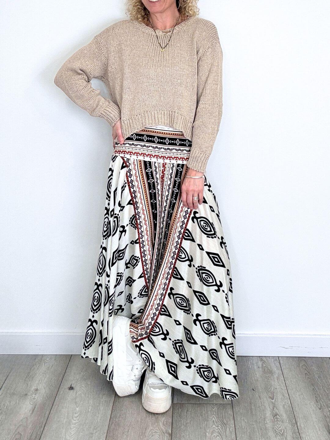 Roma Wide Leg Palazzo Trousers | Chocolate