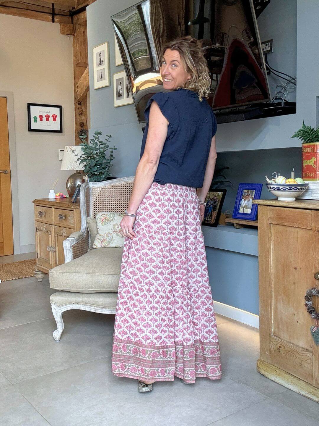 Darcy Maxi Skirt | Pink