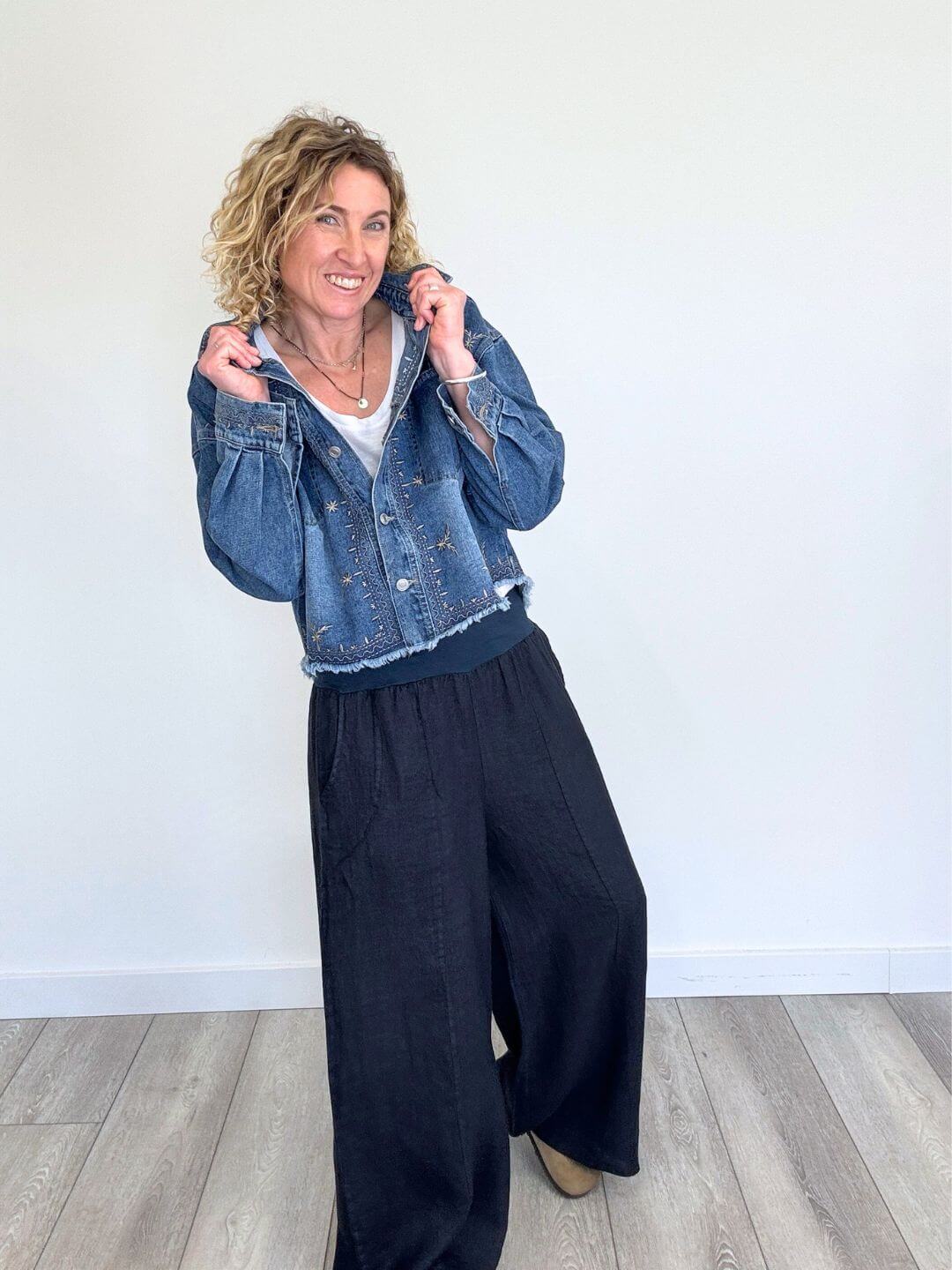 Formentera Stitch Denim Jacket