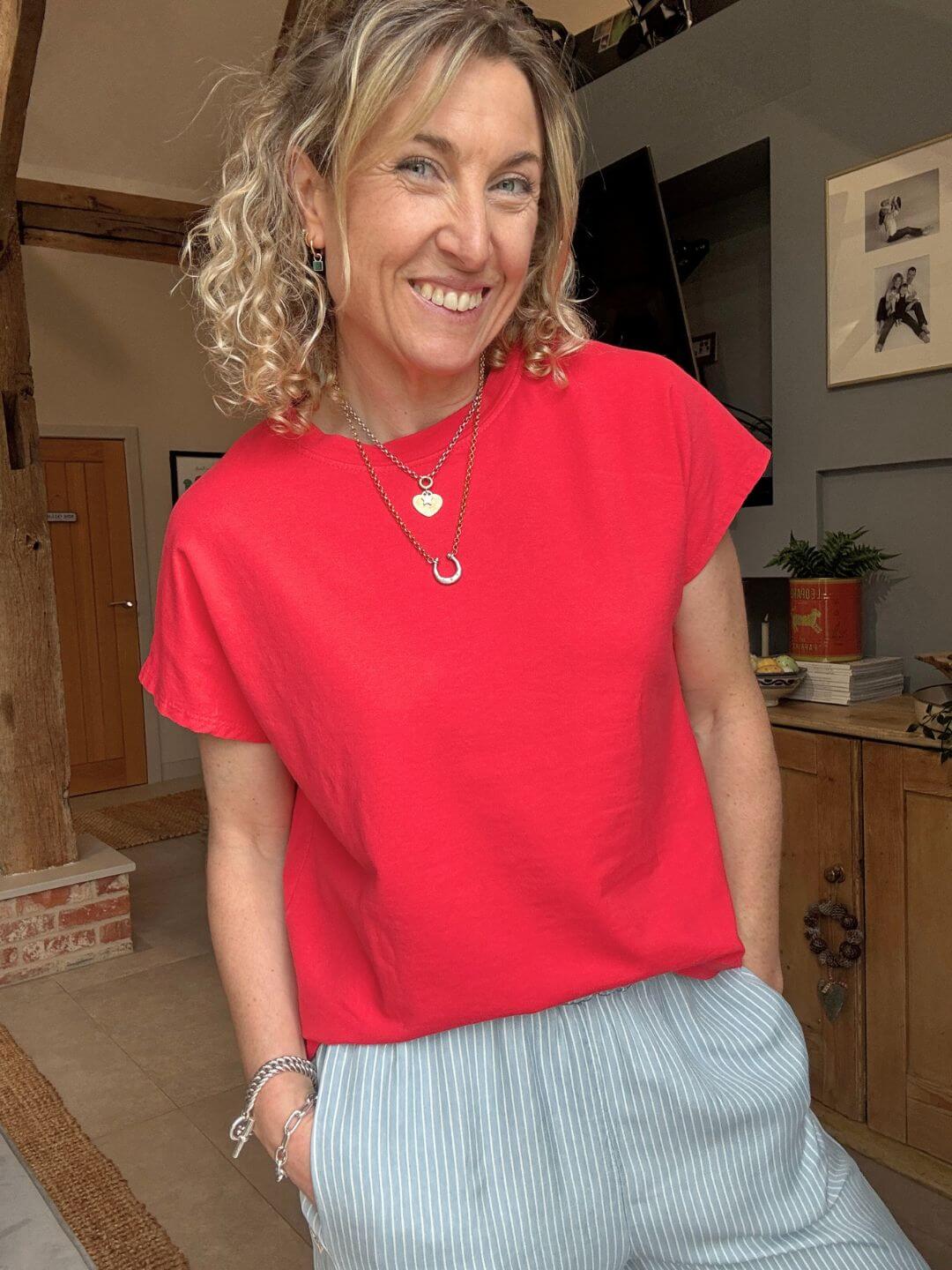 The Milan Tee | Red