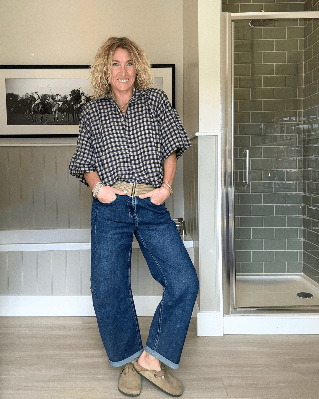 Cotswolds Blue Check Shirt