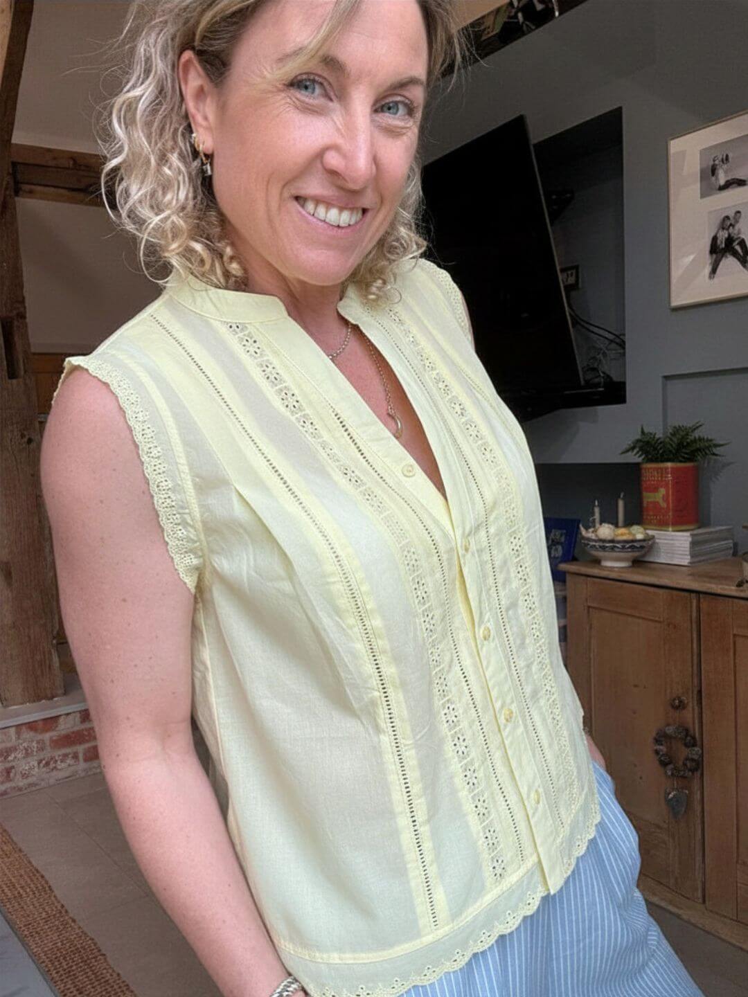Ella Blouse | Lemon