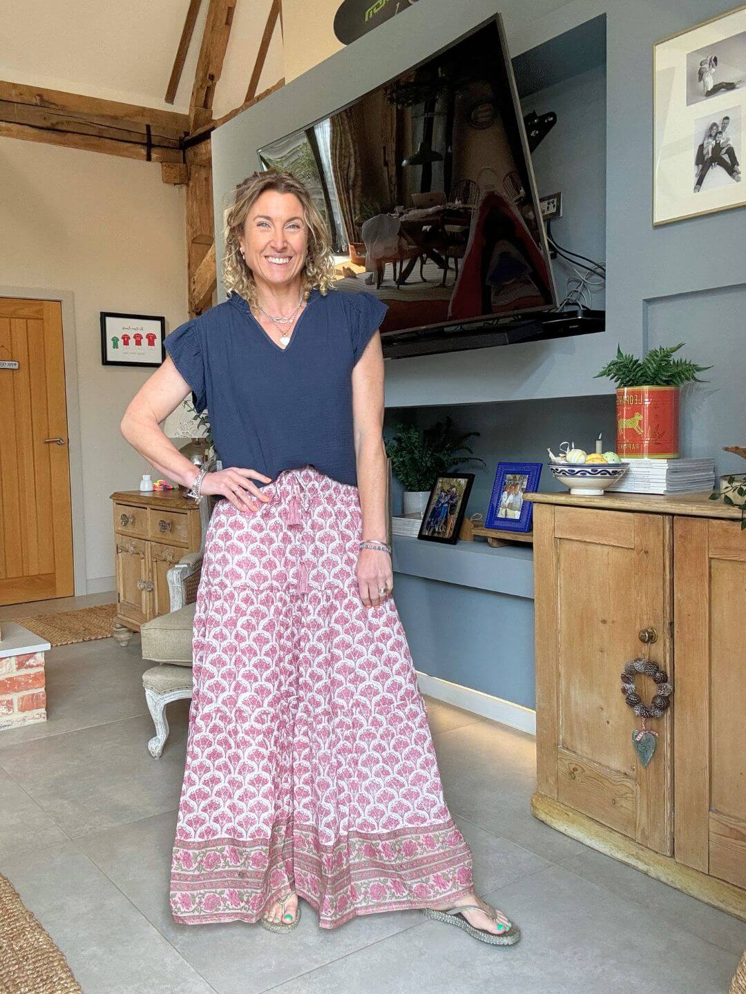 Darcy Maxi Skirt | Pink