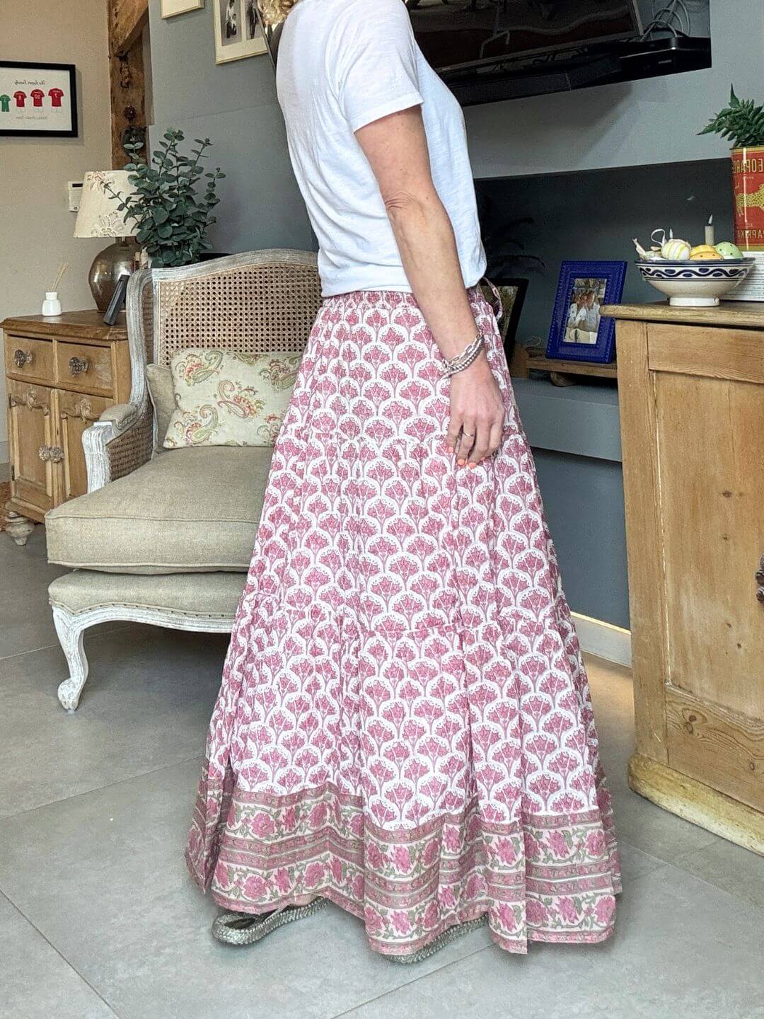 Darcy Maxi Skirt | Pink
