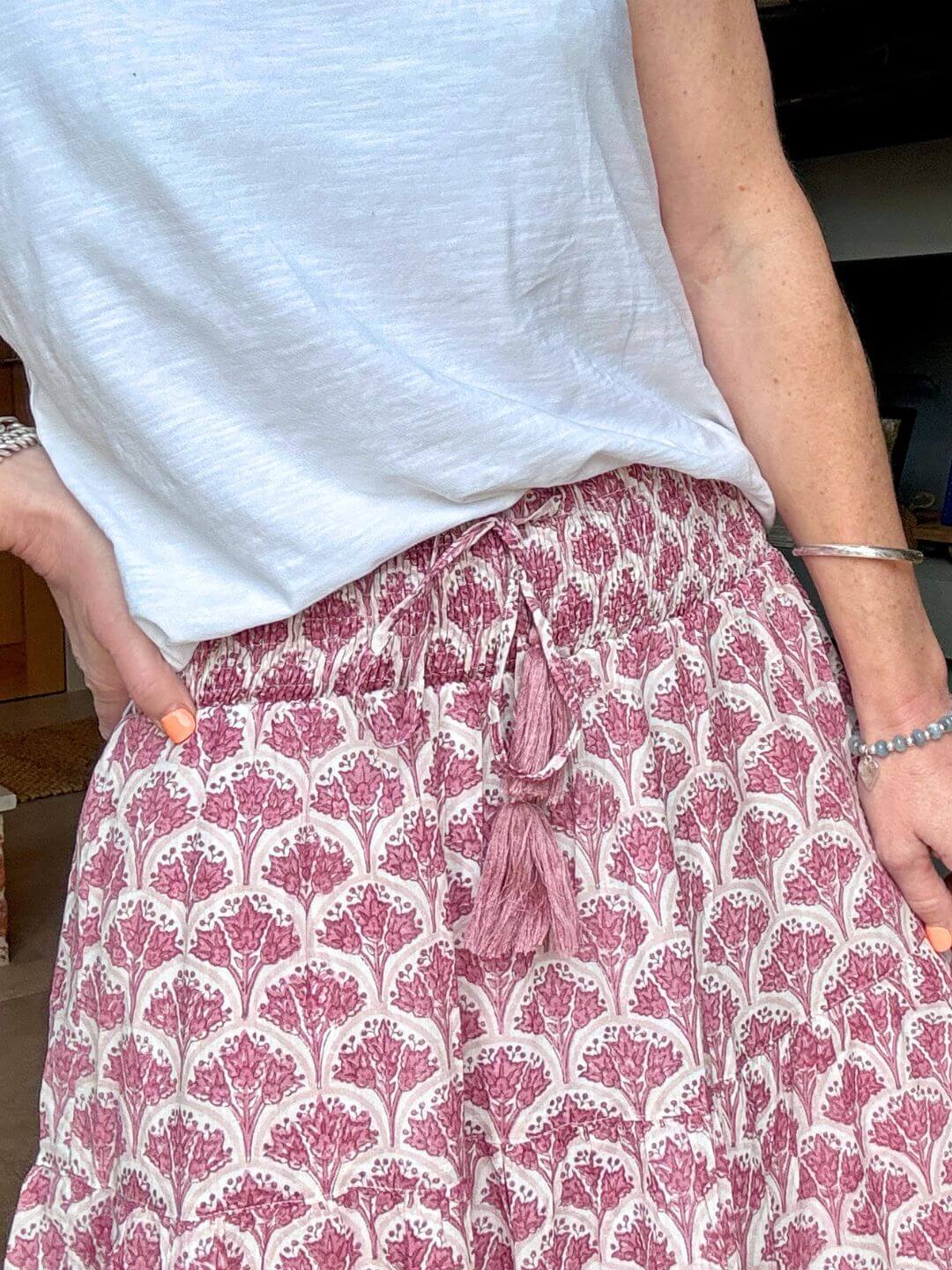 Darcy Maxi Skirt | Pink