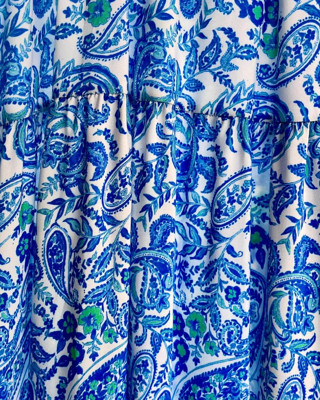 Rosa Maxi Skirt | Bright Blue