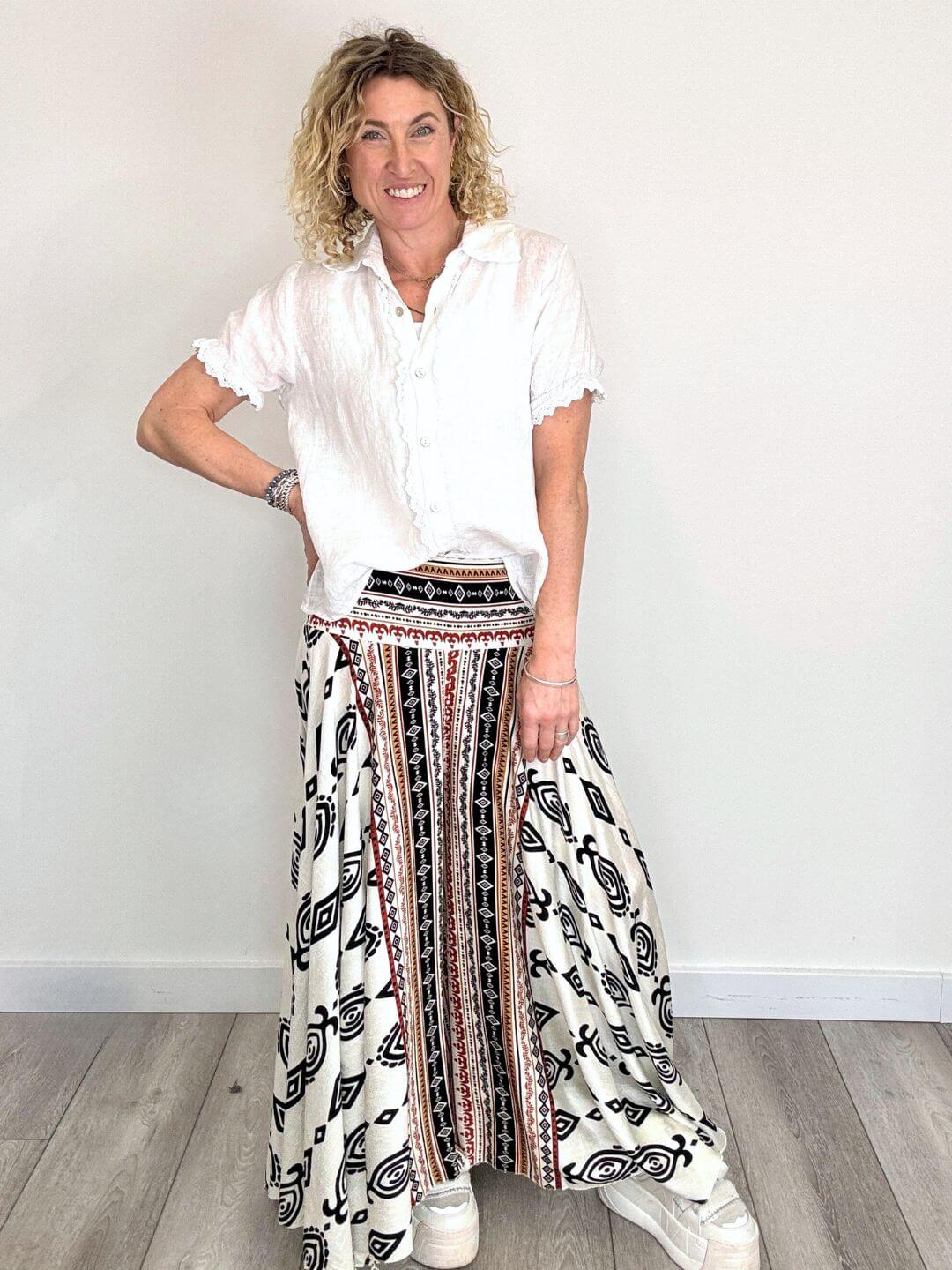 Roma Wide Leg Palazzo Trousers | Chocolate